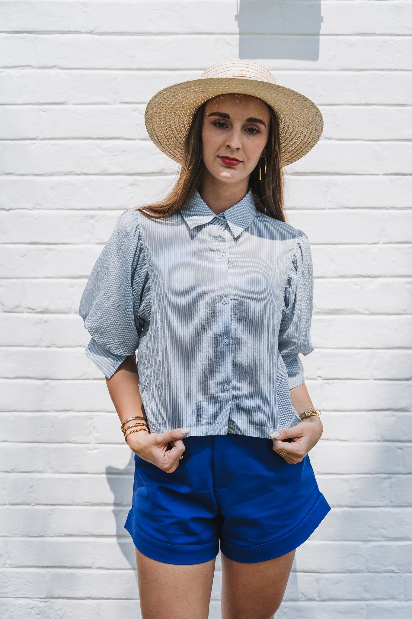 Crete Blouse Blue