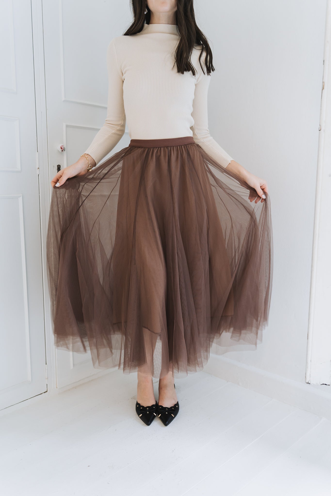 Lia Ballerina Skirt Brown
