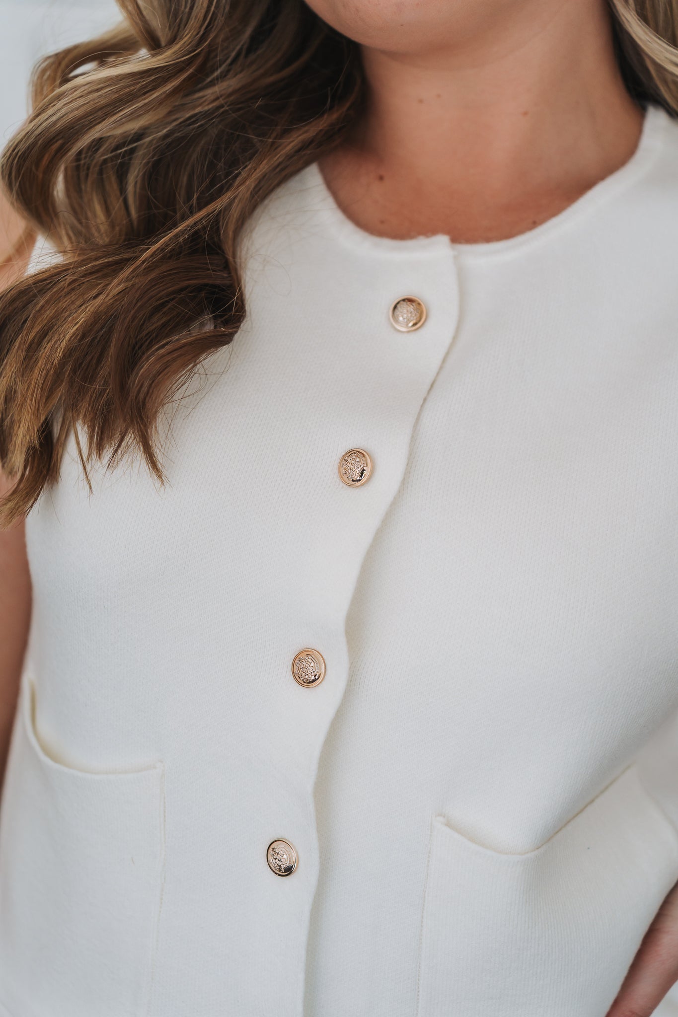 Classy White Waistcoat