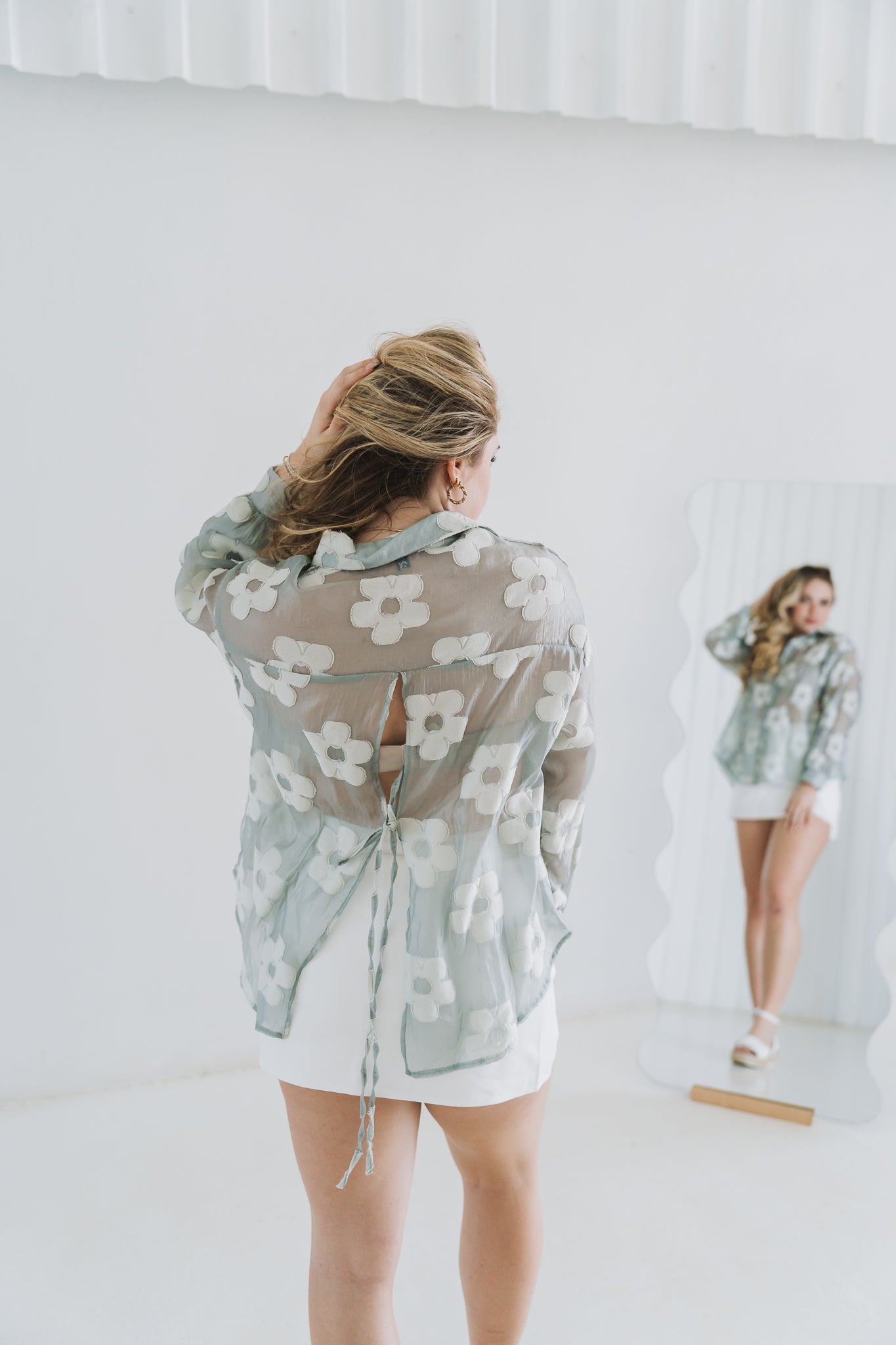 Daisy Blouse Sage