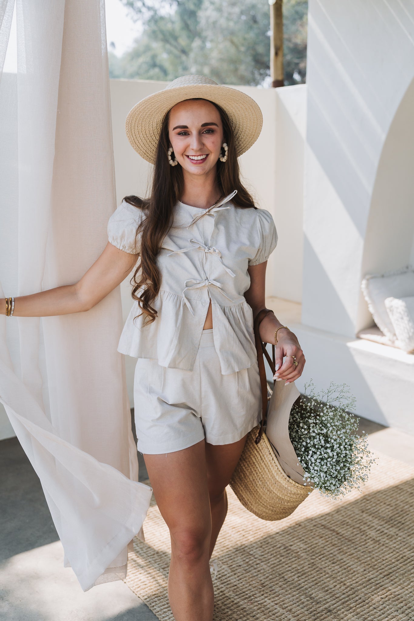Bow Set Short Mint