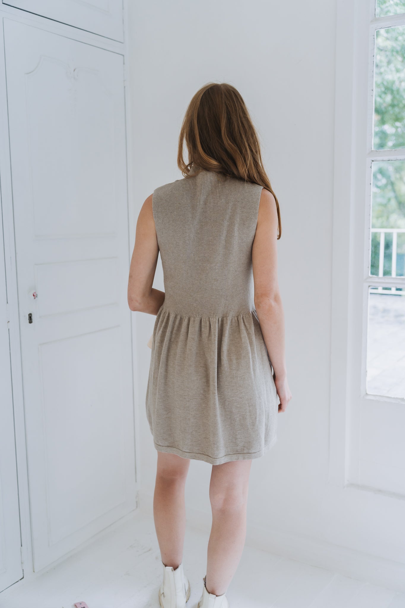 Knit Dress Stone