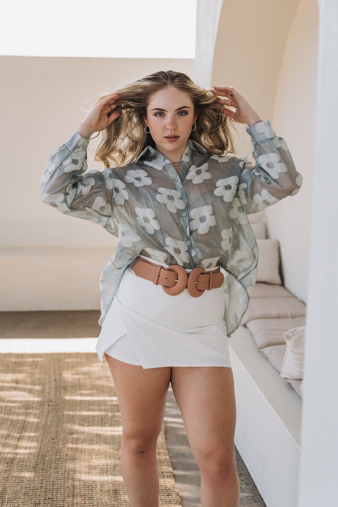 Daisy Blouse Sage