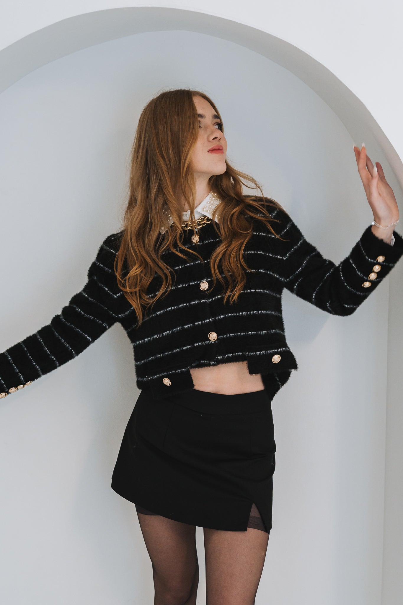Demi Cardigan Black