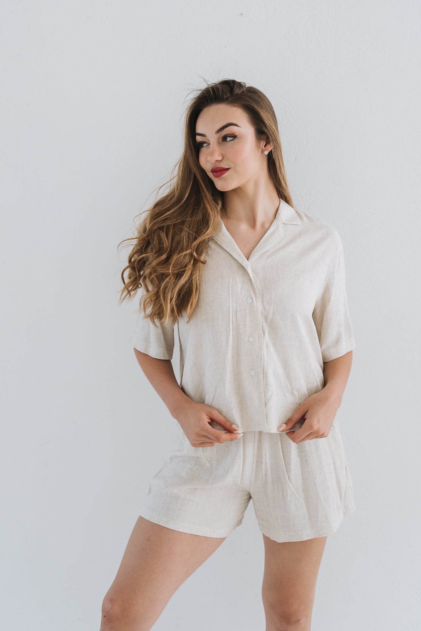 Luna Set Top Beige