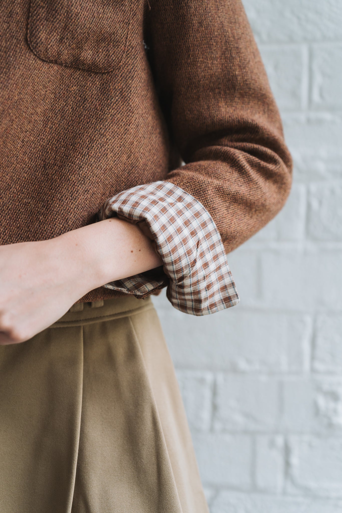 Vintage Cropped Blazer
