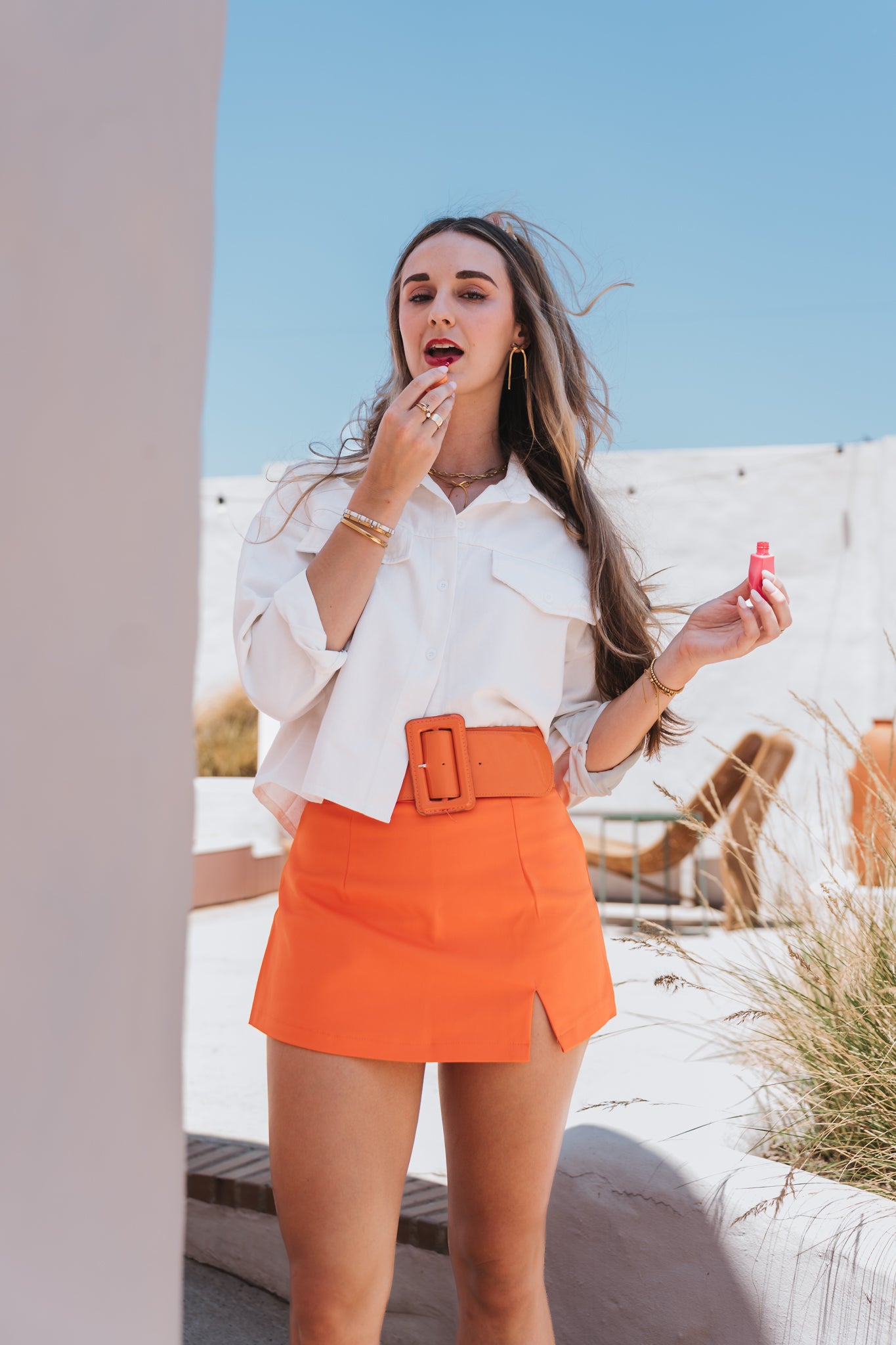 Camilla Skort Orange