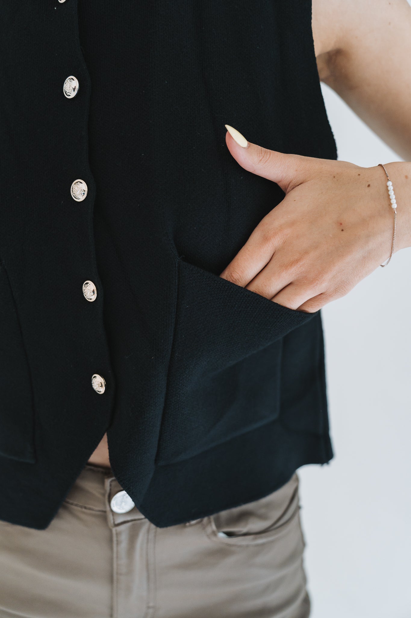 Classic Black Waistcoat