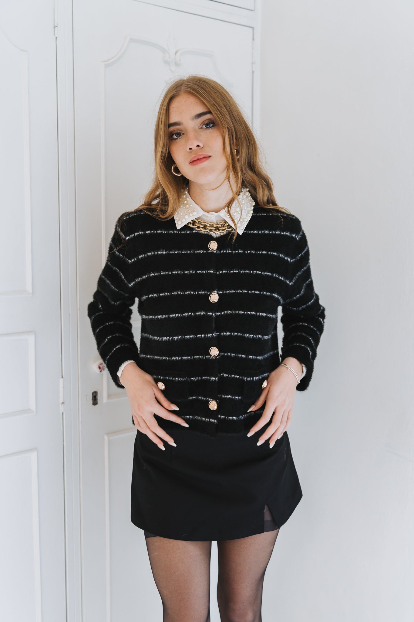 Demi Cardigan Black