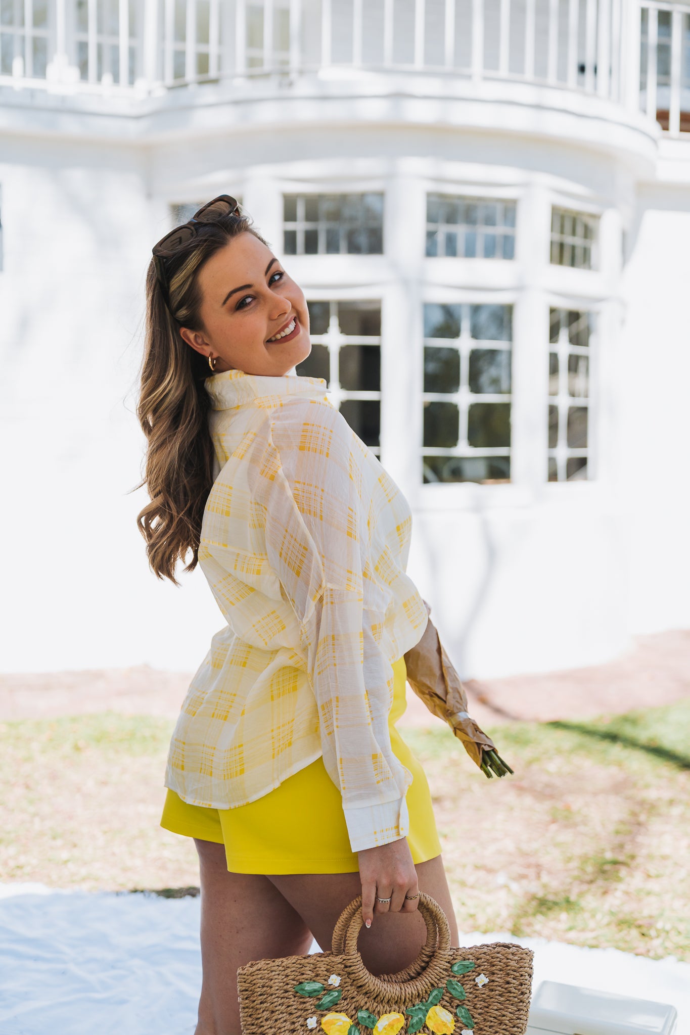 Soft Yellow Blouse