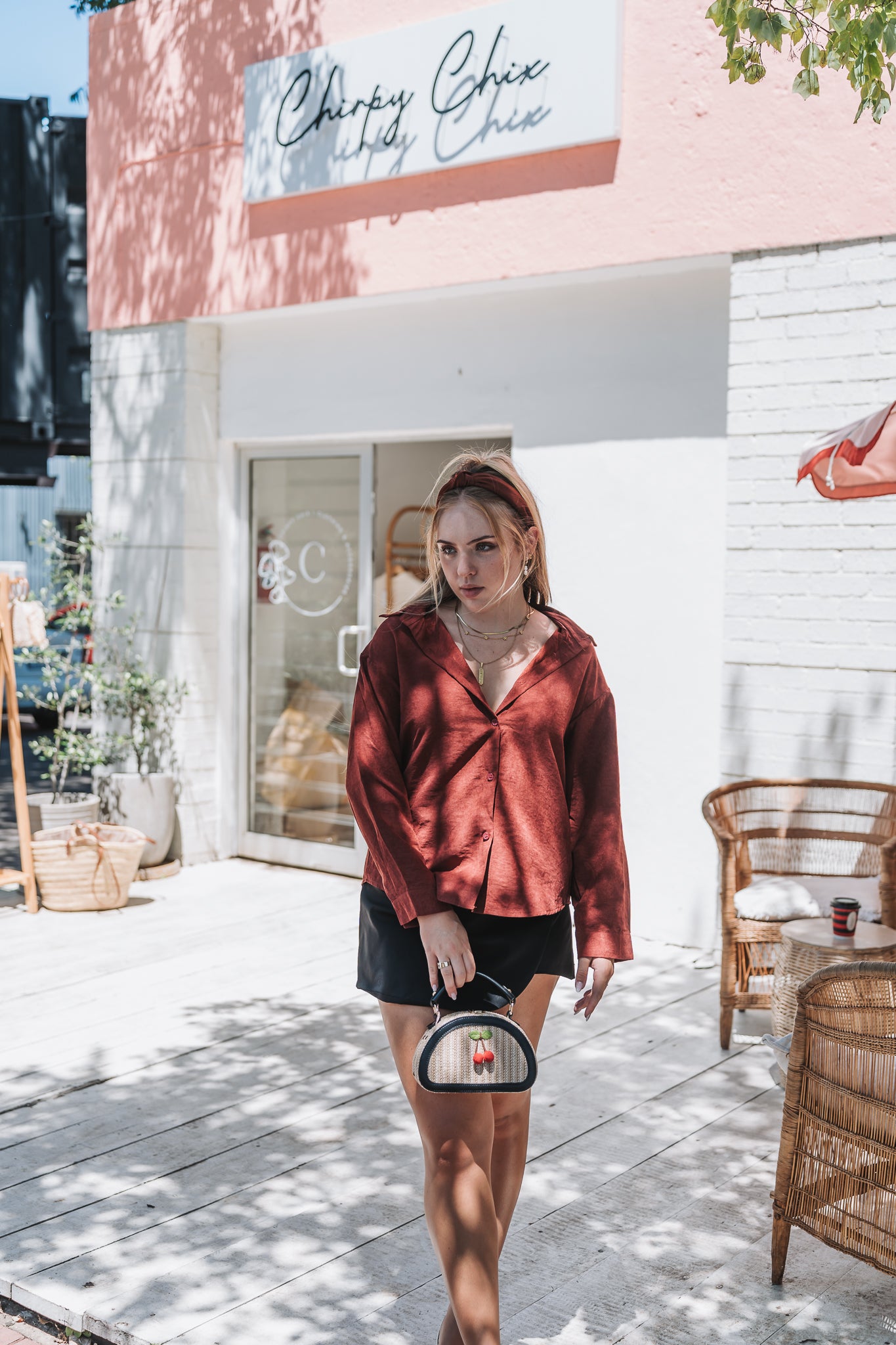 Viscose Blouse Rust