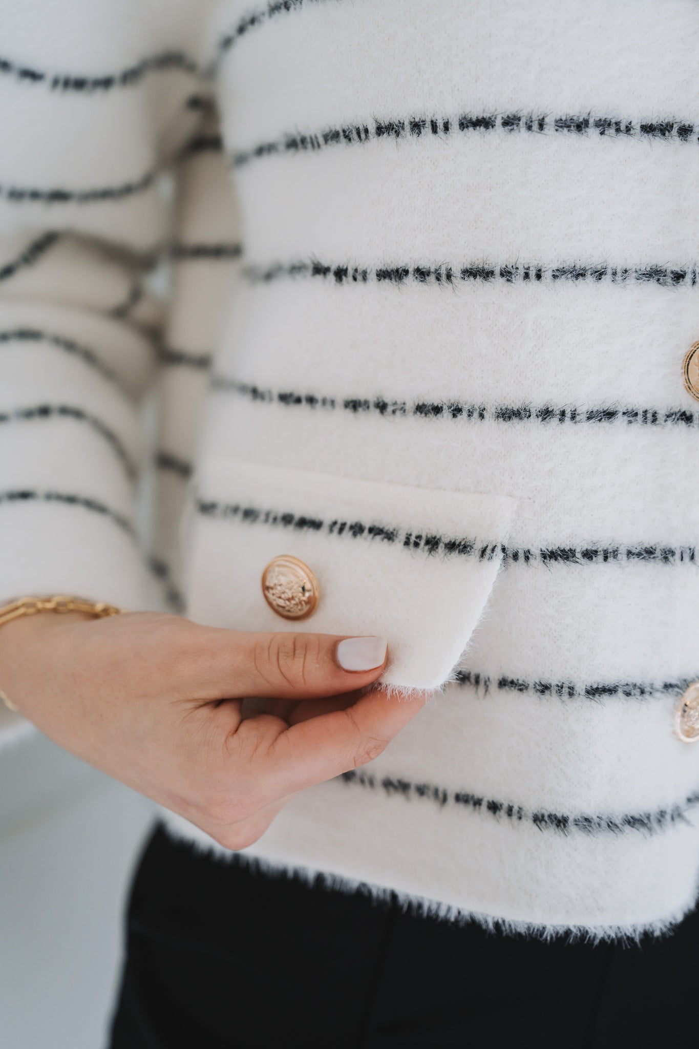 Demi Cardigan White
