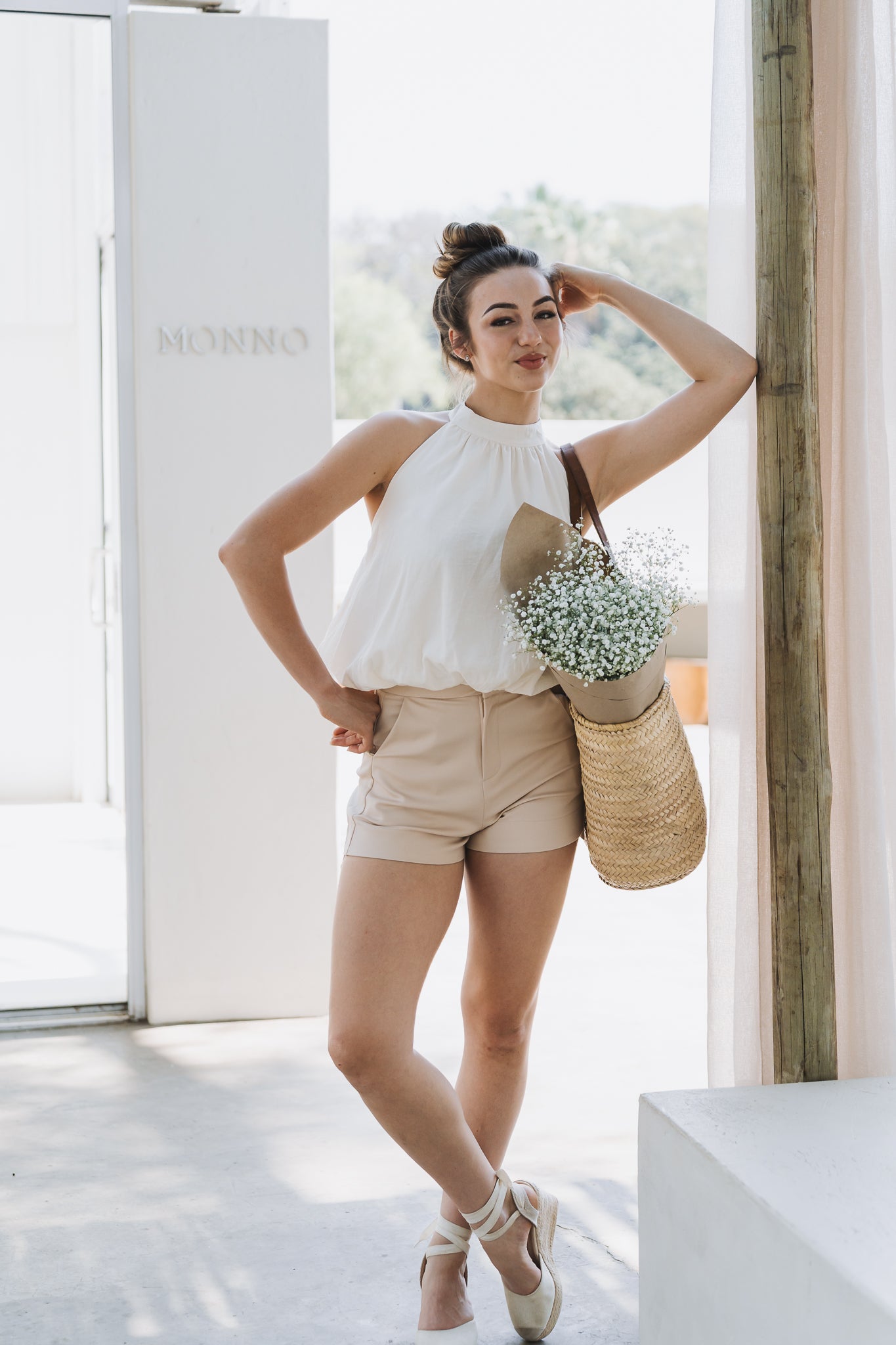 Boho Bead Top Cream