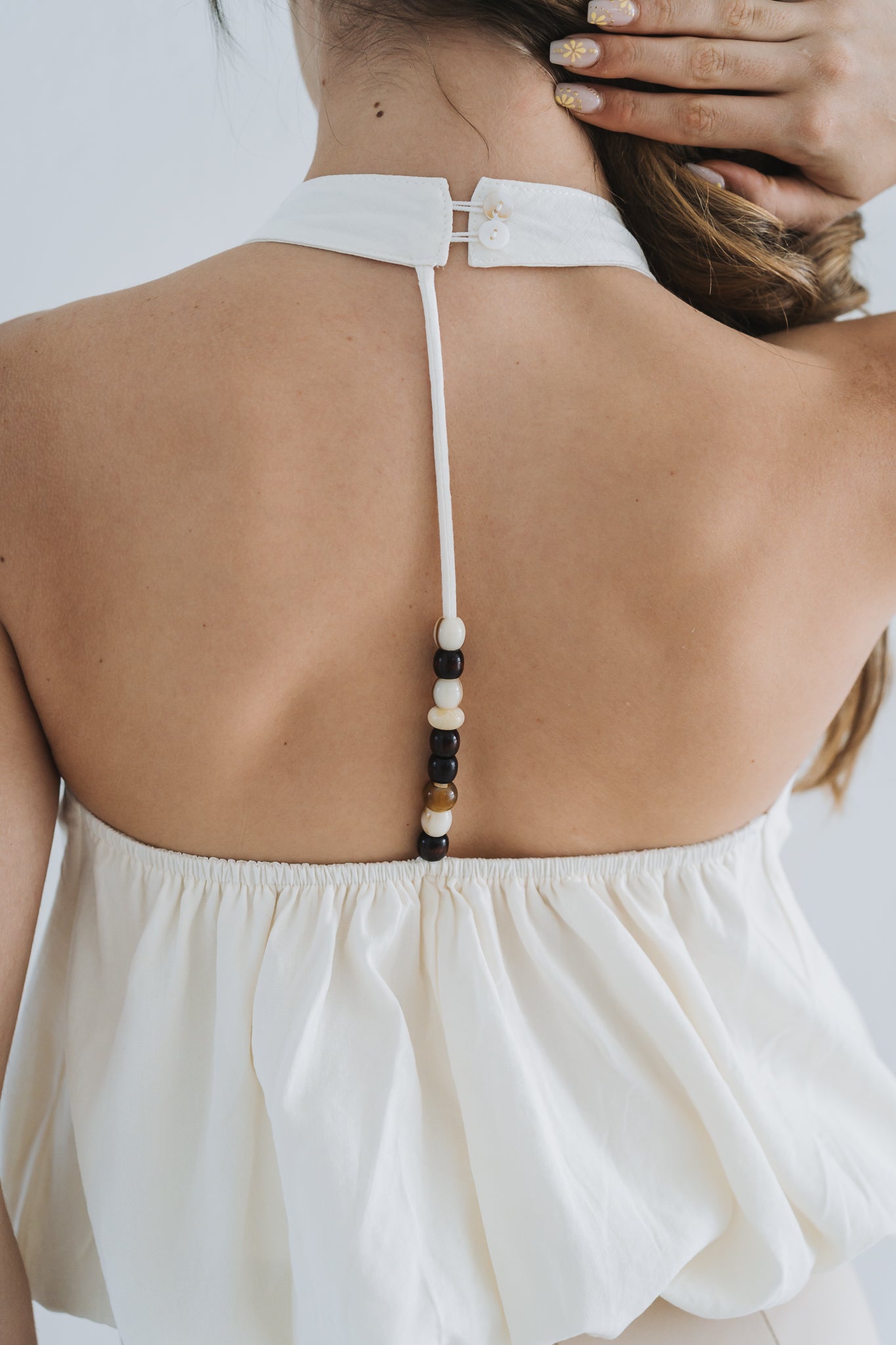 Boho Bead Top Cream