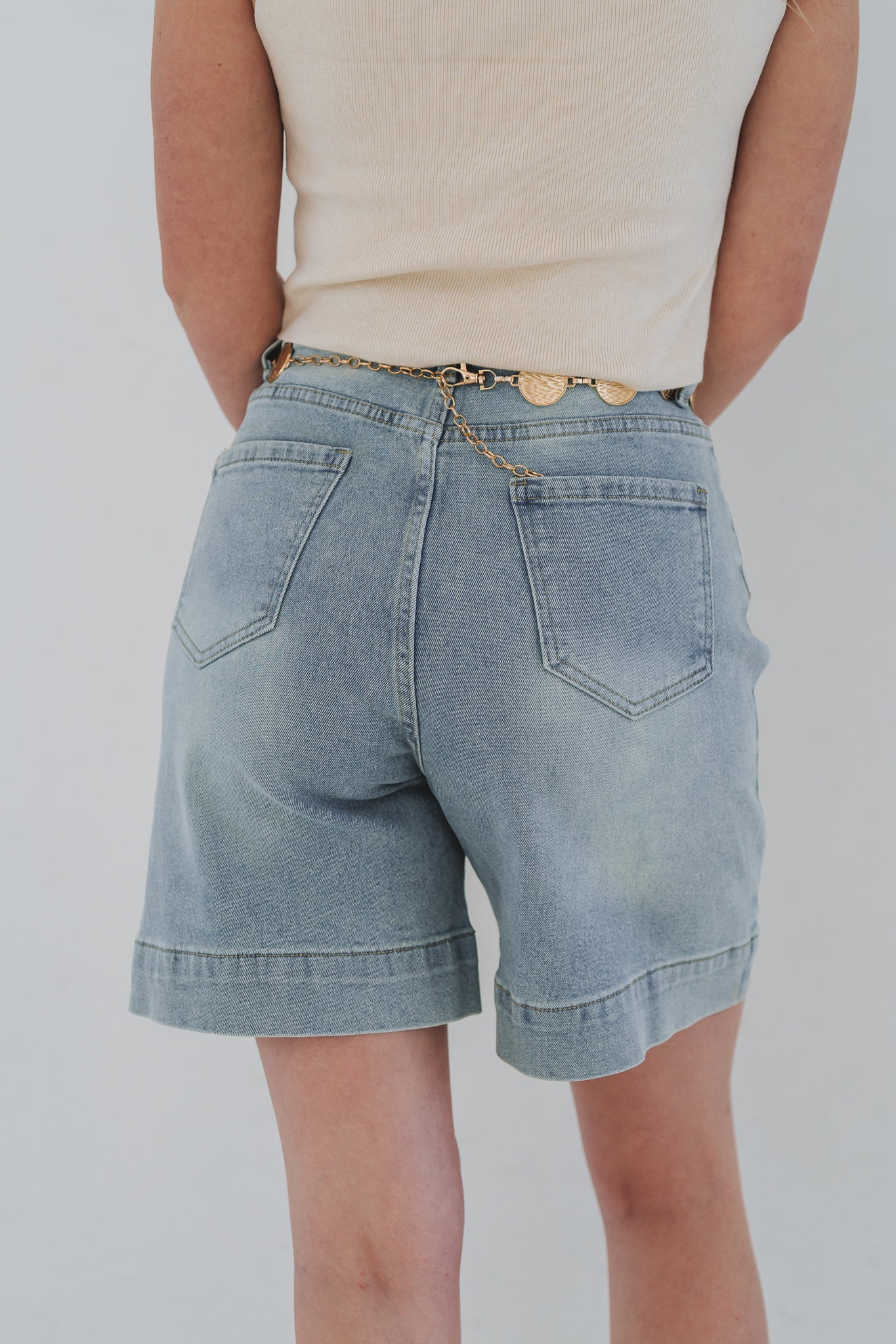 Sporty Denim Short