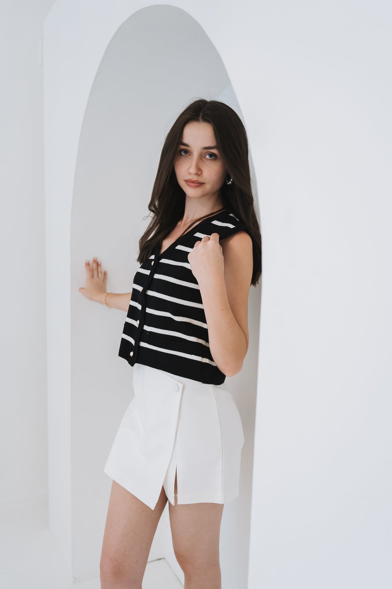 Camille Waistcoat Black
