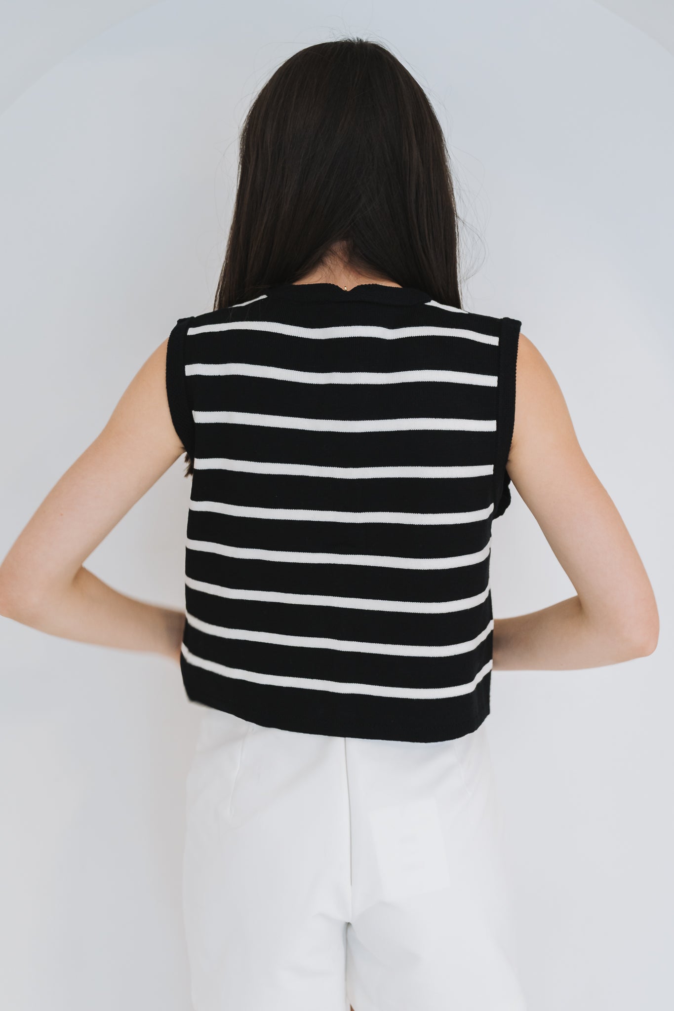 Camille Waistcoat Black