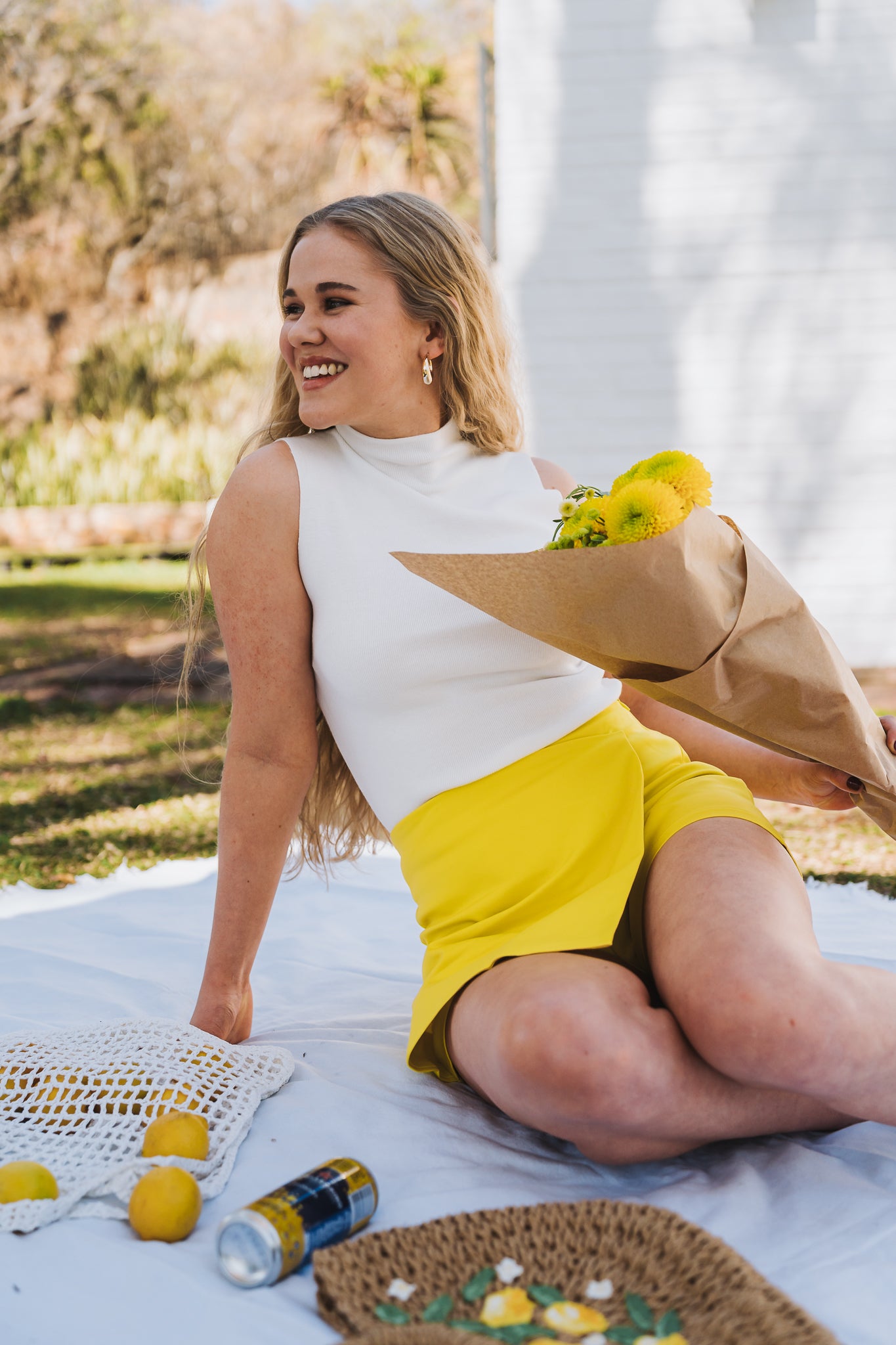 Mila Skort Yellow