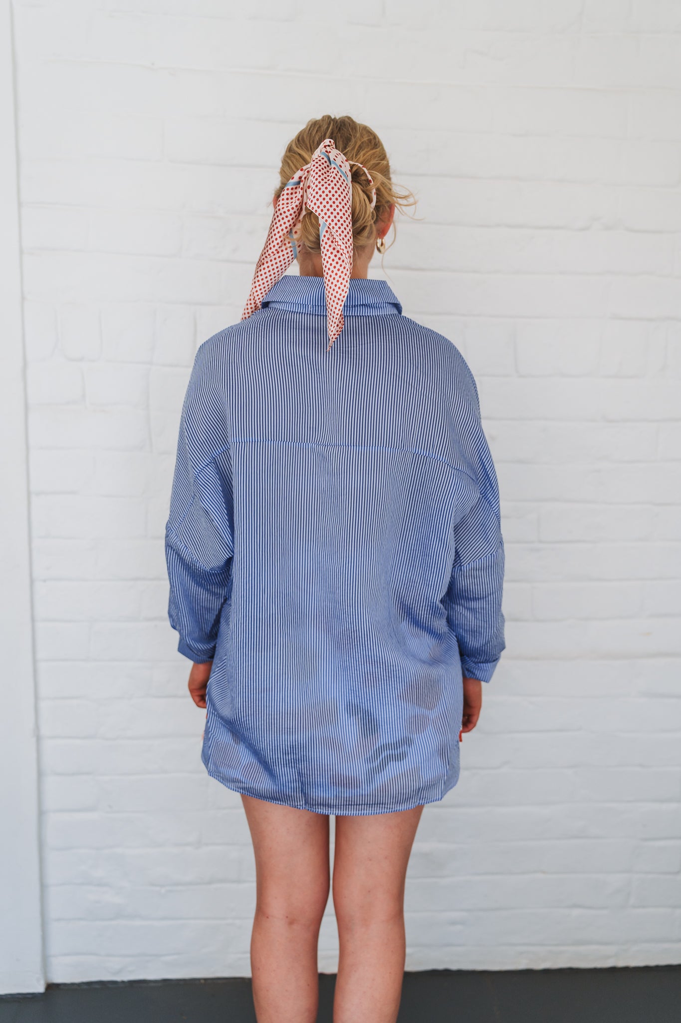 Santorini Blouse Blue