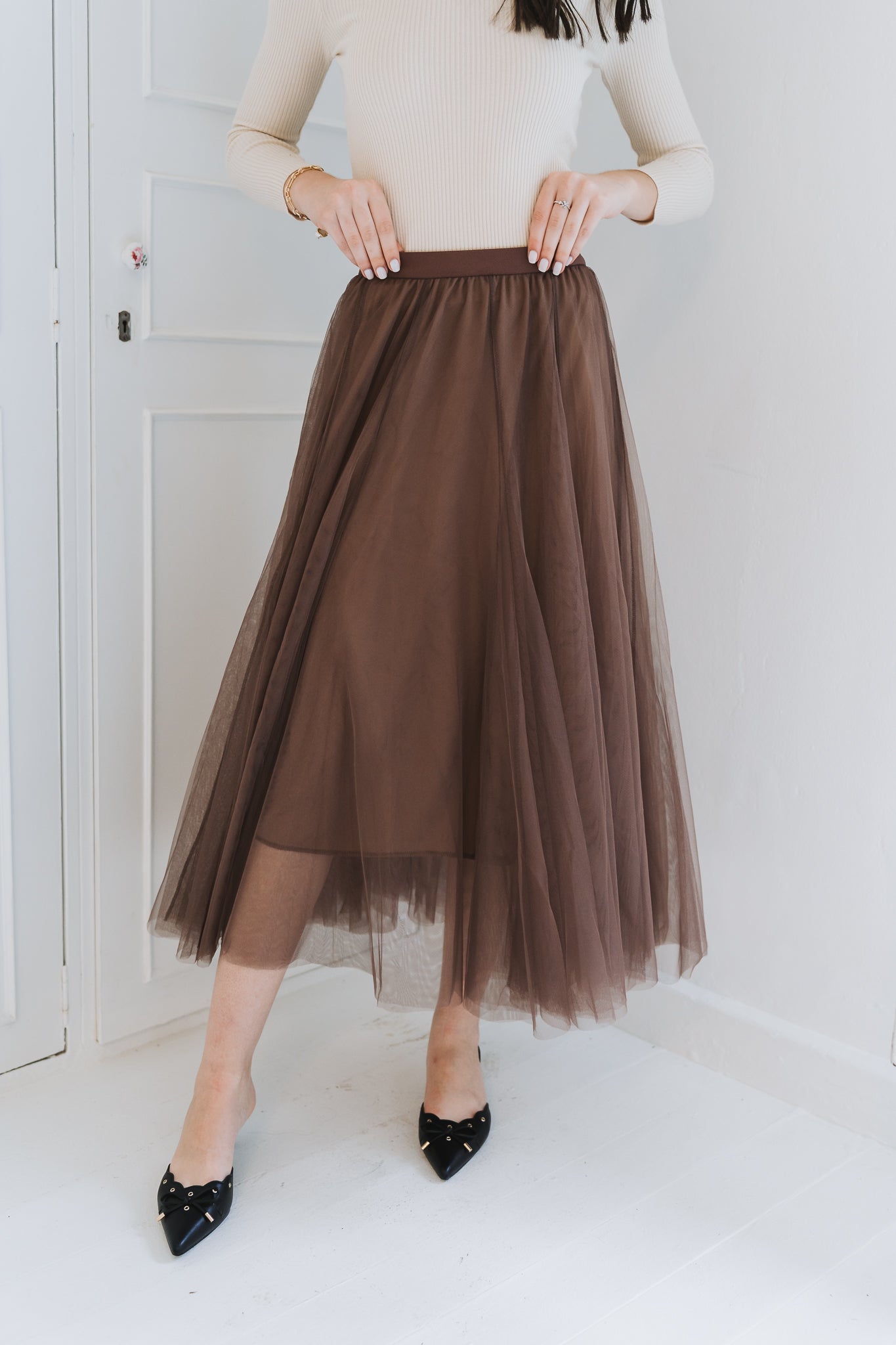 Lia Ballerina Skirt Brown