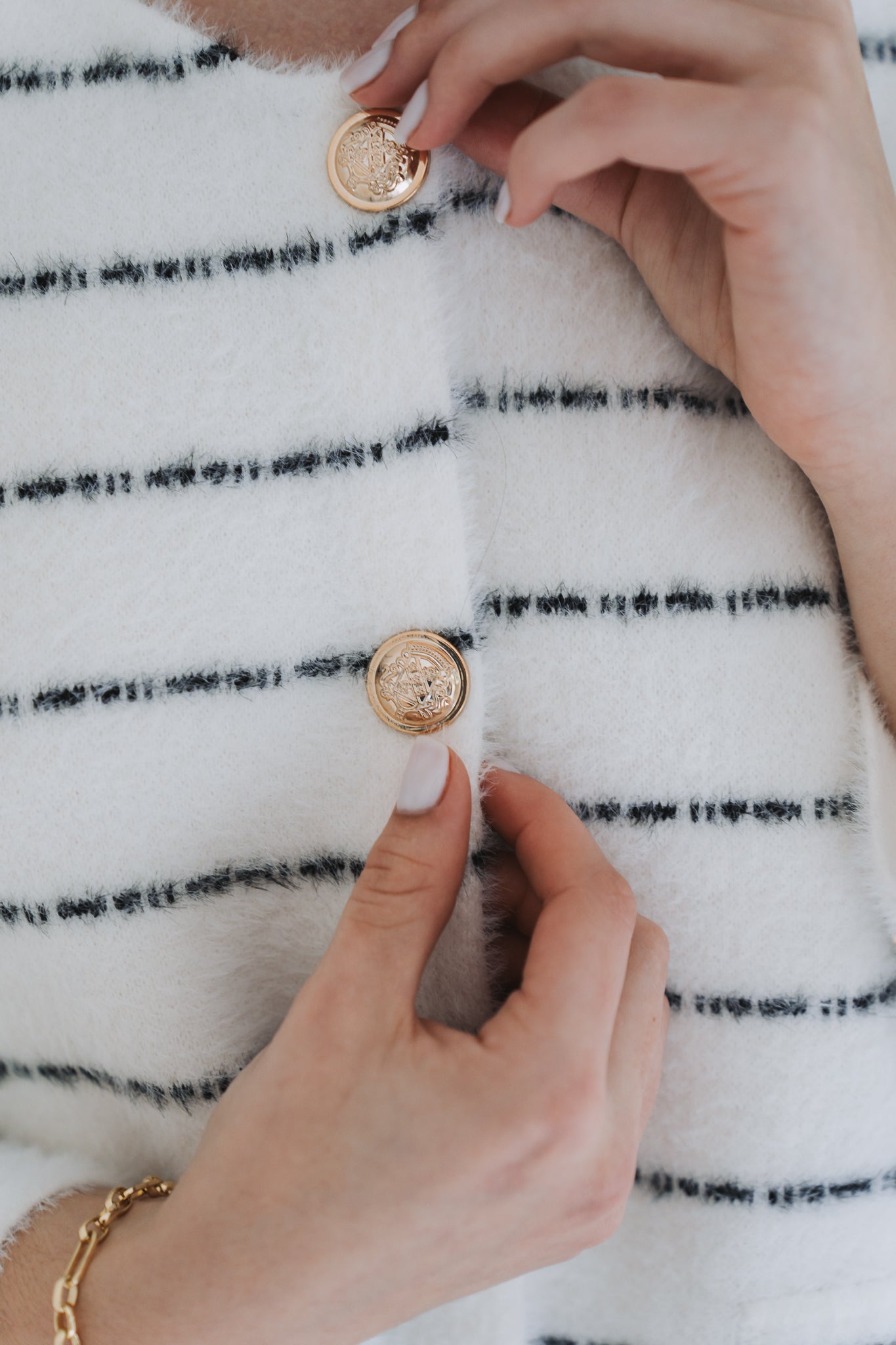 Demi Cardigan White