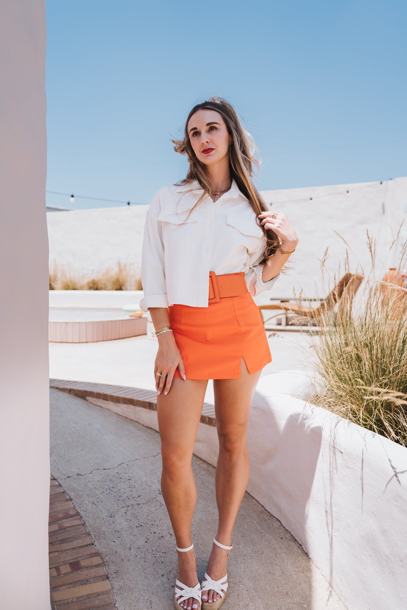 Camilla Skort Orange