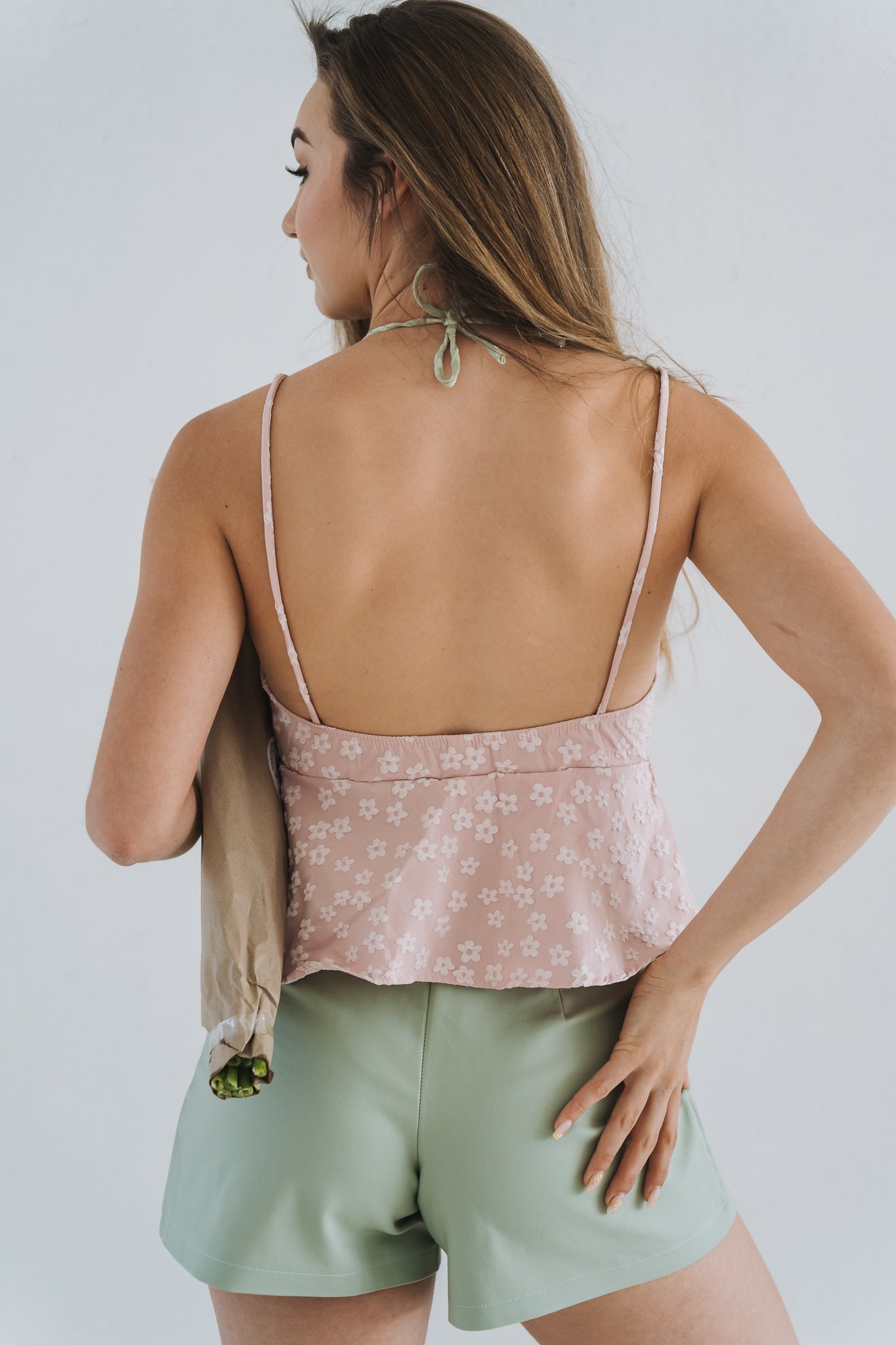 Two Tone Top Pink