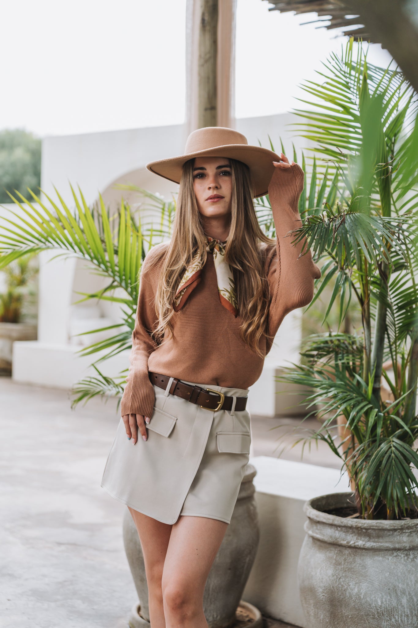Maddy Jersey Caramel | Available in Sizes S, M, L