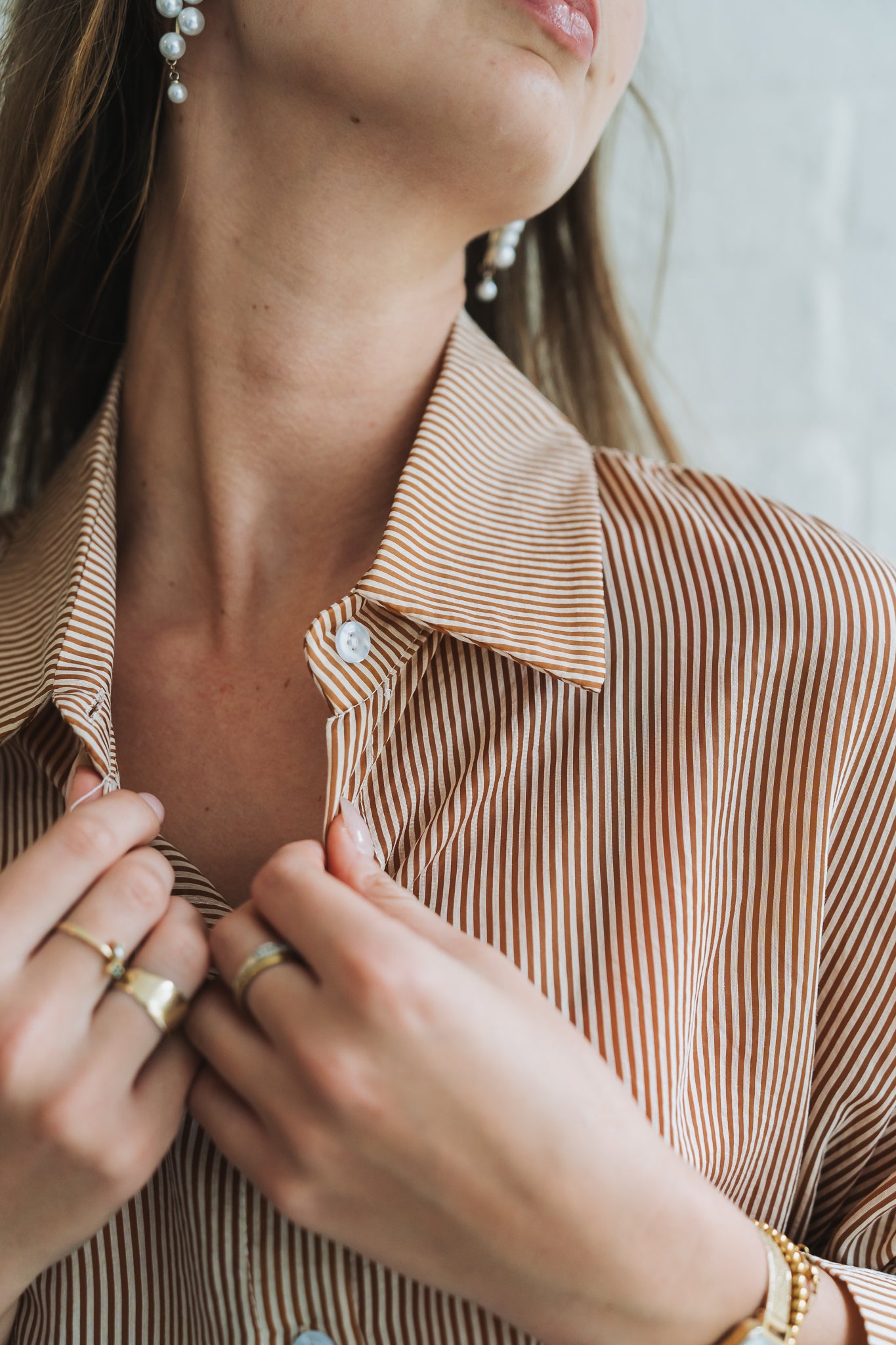 Santorini Blouse Rust