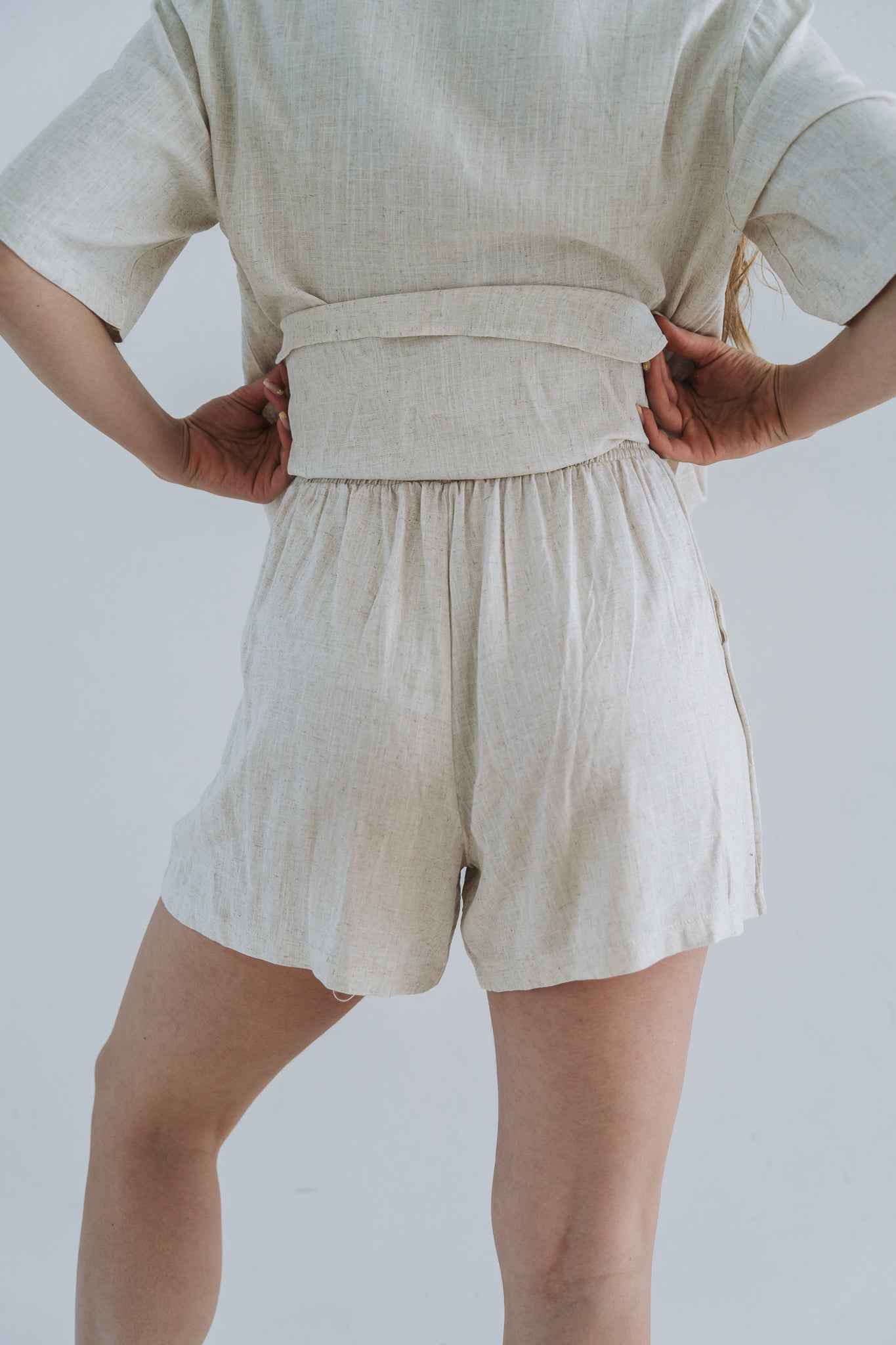 Luna Set Short Beige