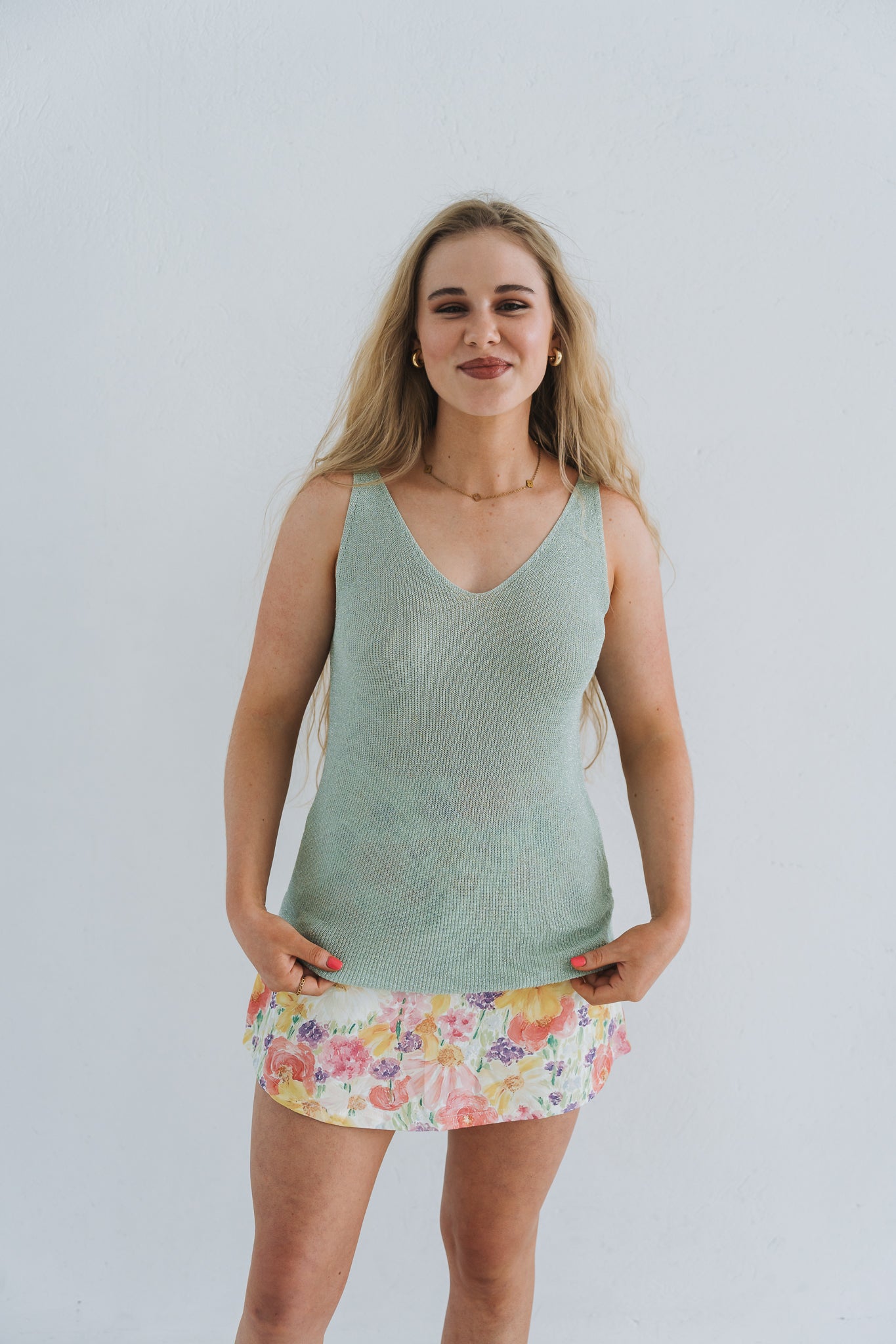 Glitsy Vest Mint