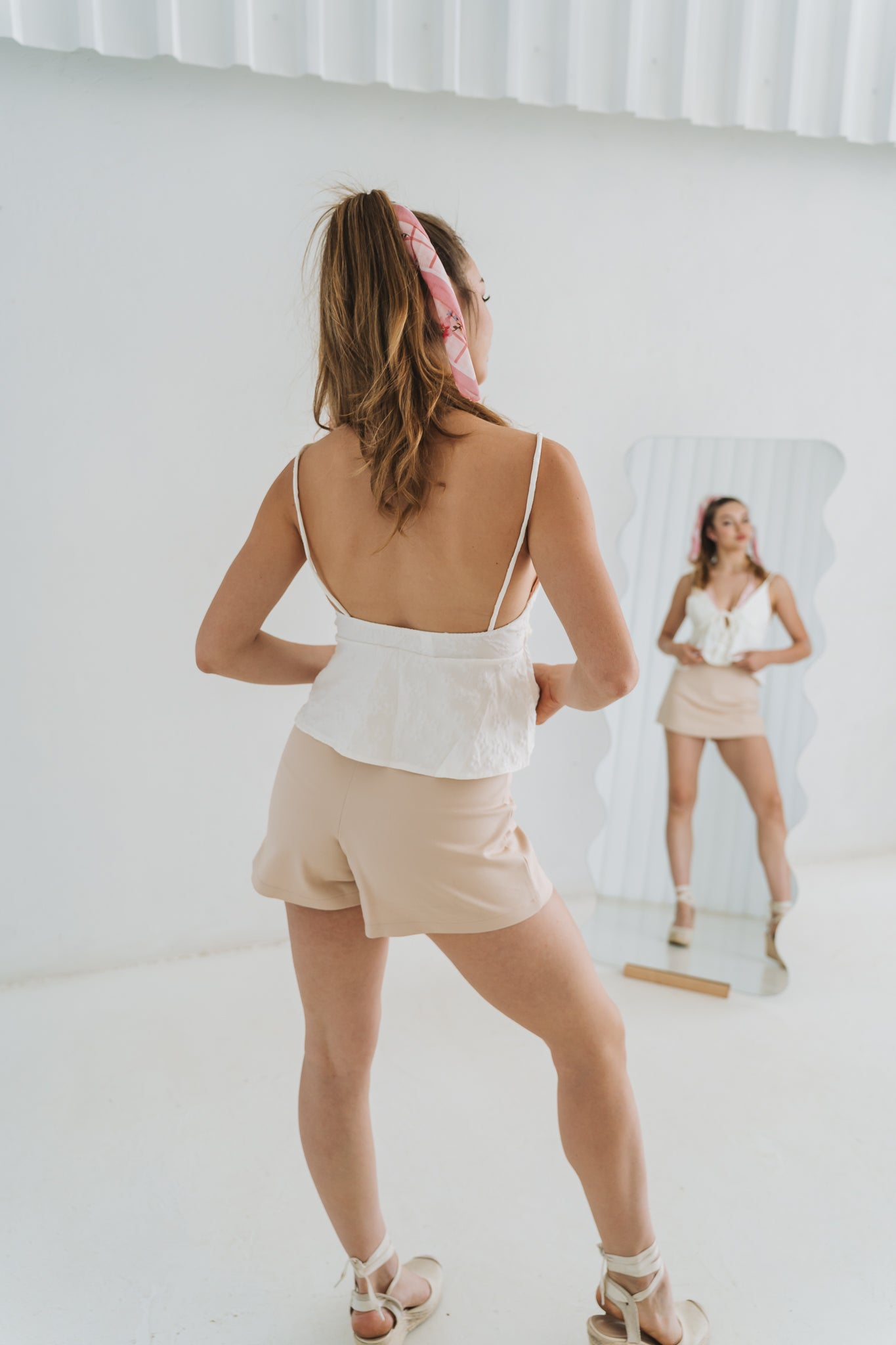 Two Tone Top White