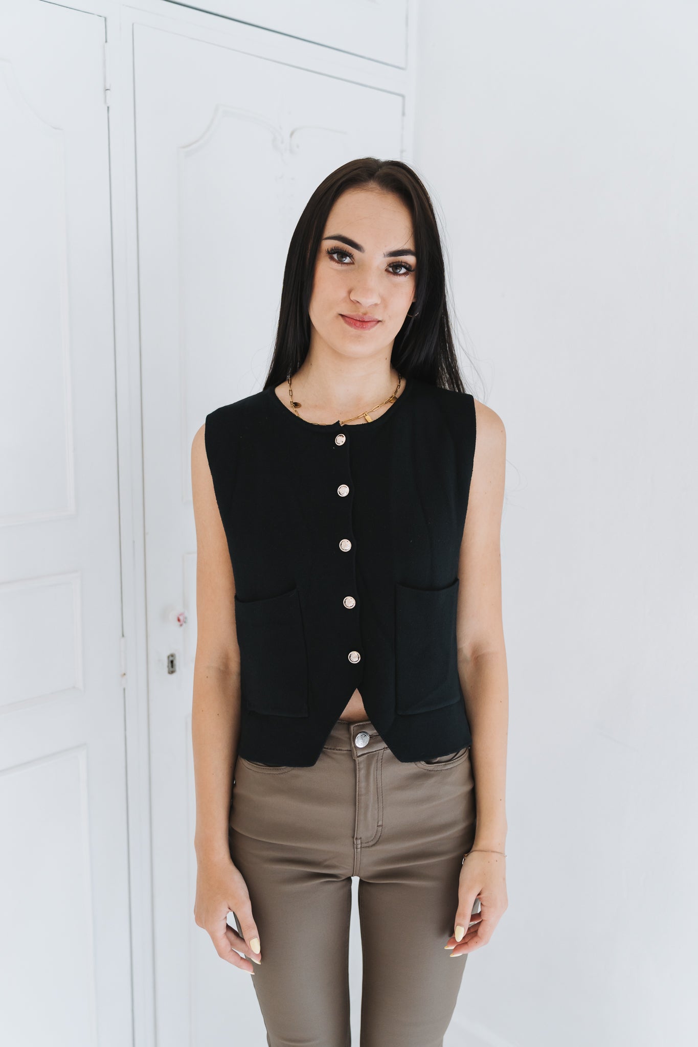 Classic Black Waistcoat