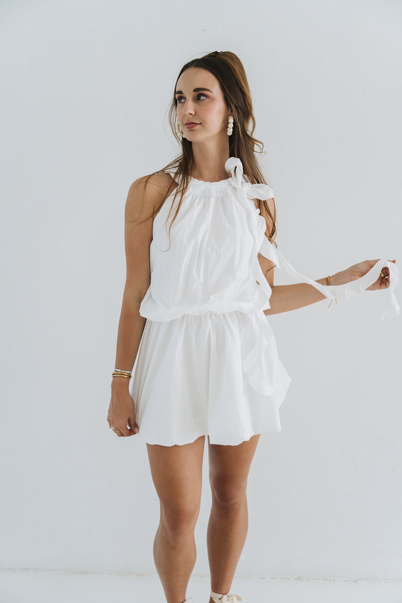 Ziya Dress White