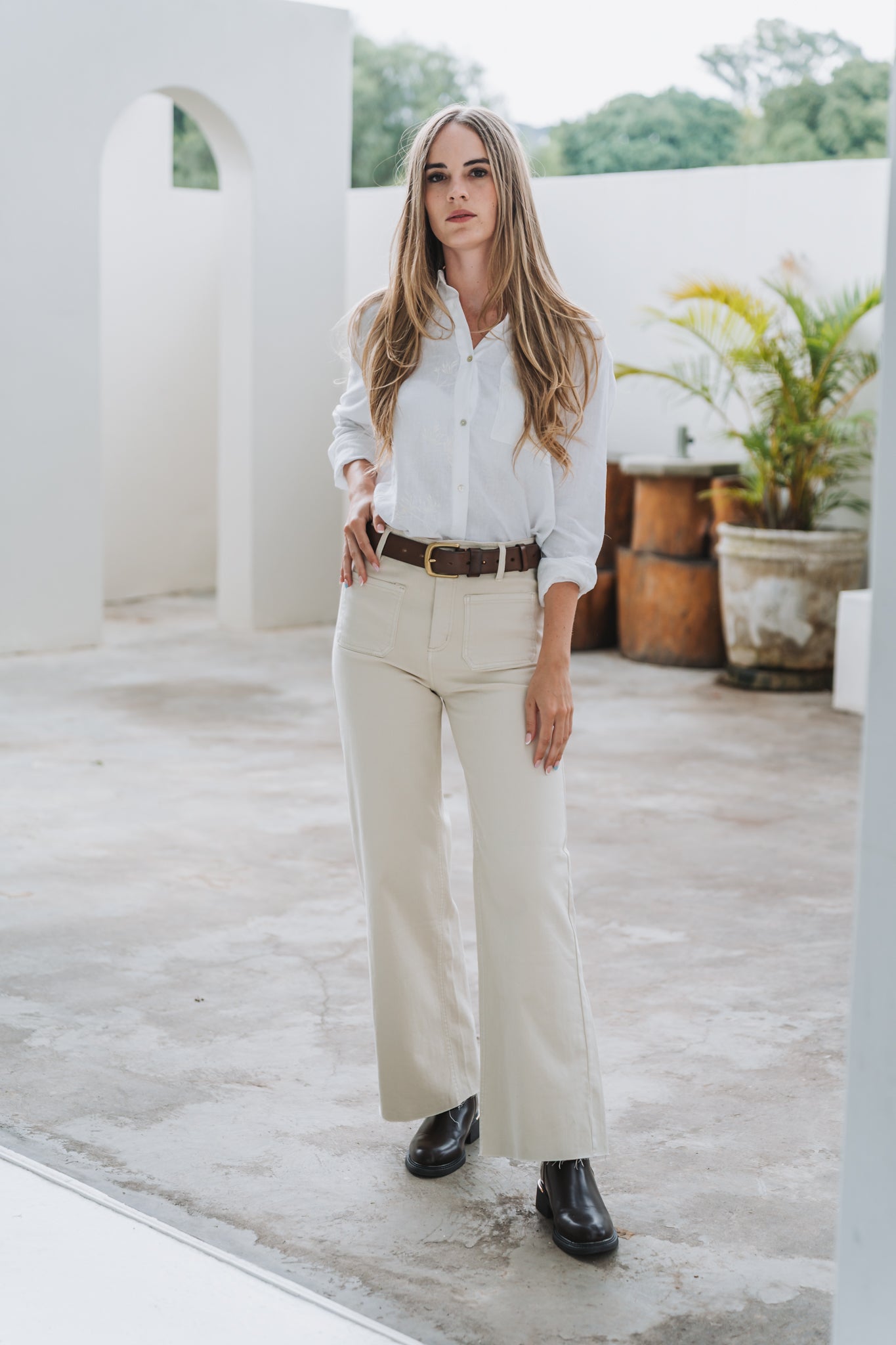 Palms Blouse | Available in Sizes S-XL