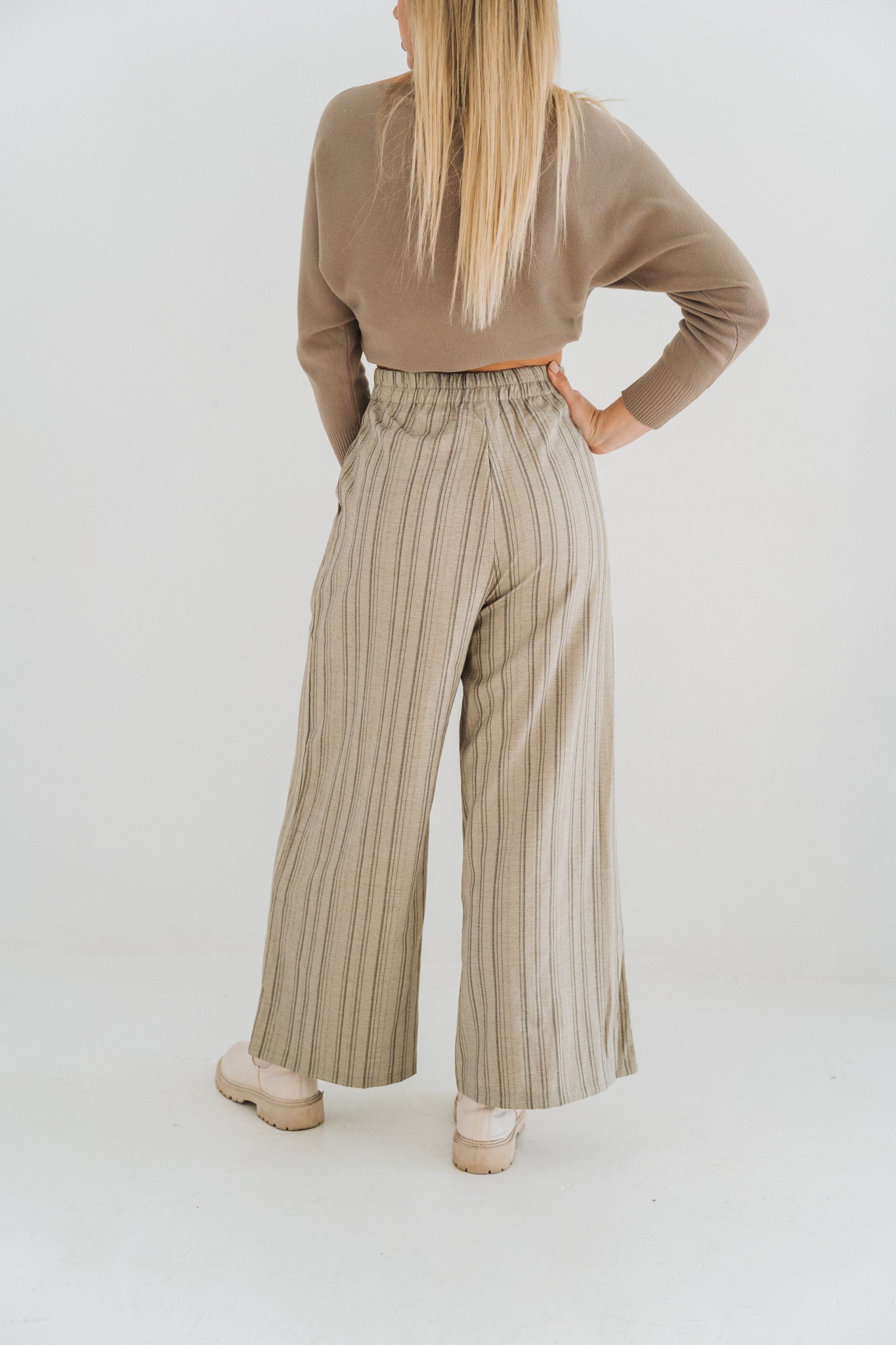 Palazzo Trouser Stripes | One Size / Fits 30-34