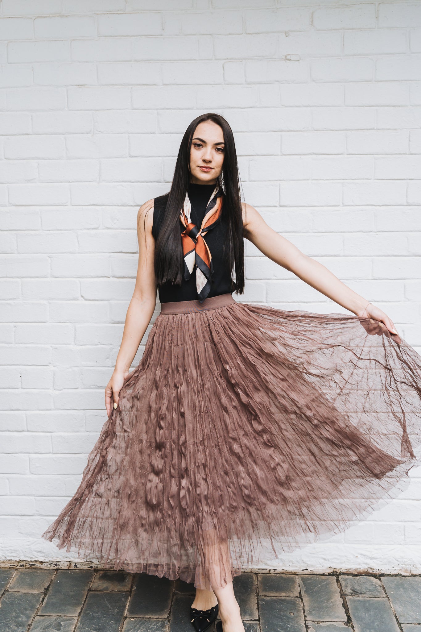 Liona Skirt Brown