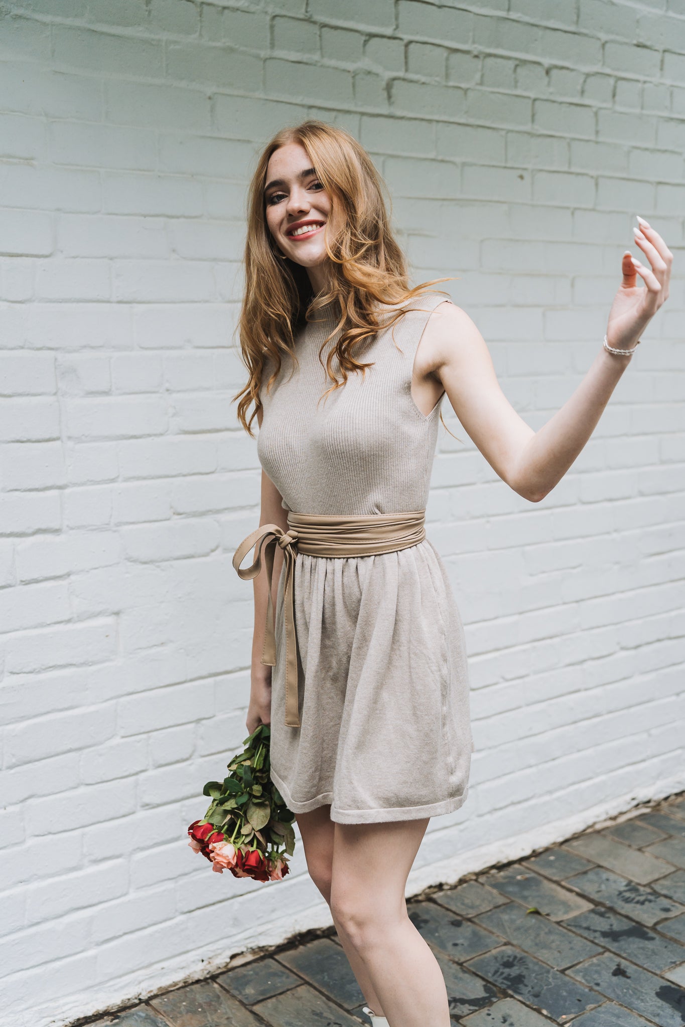 Knit Dress Stone