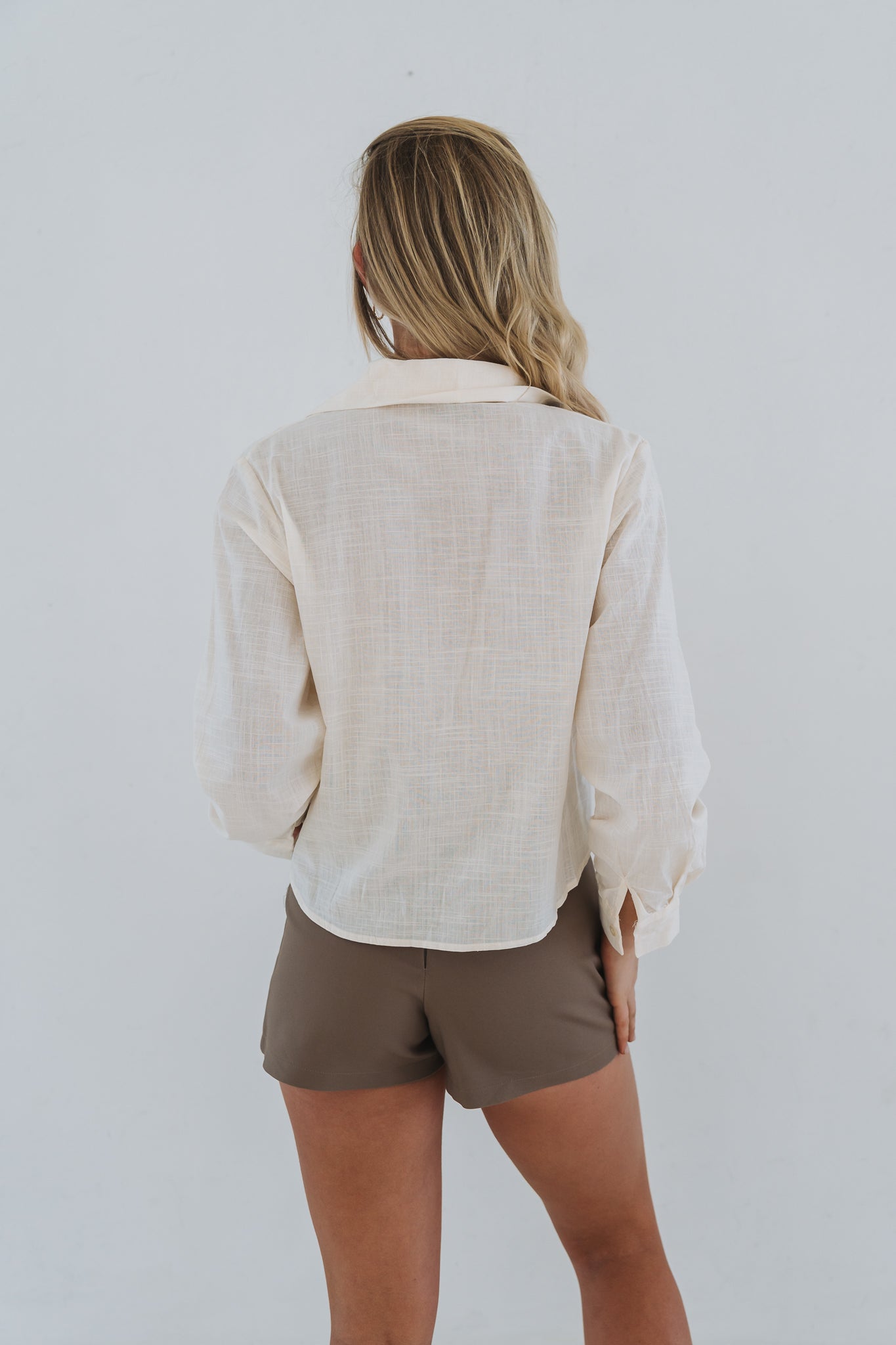 Lino Blouse Cream