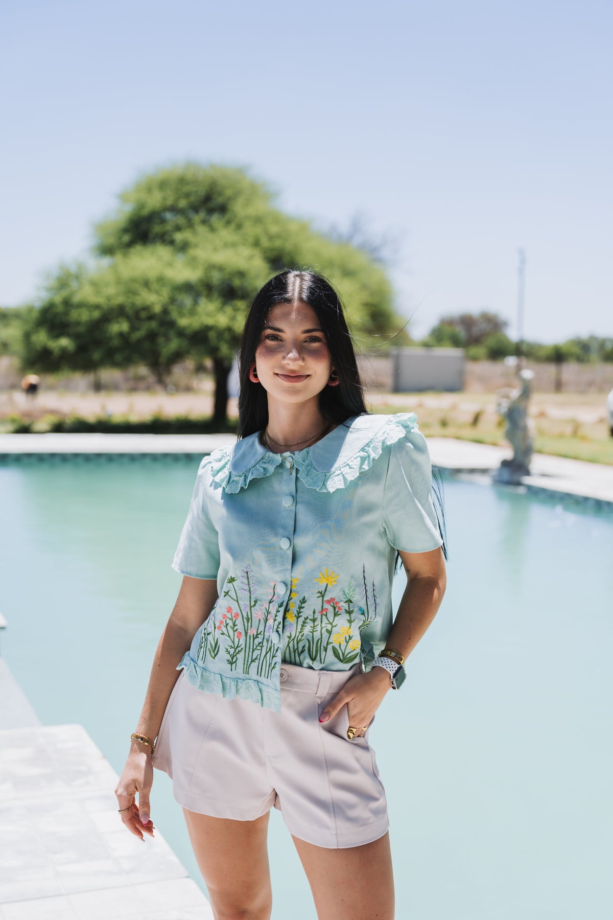 Dahlia Top Sage |One Size / Fits 30-34