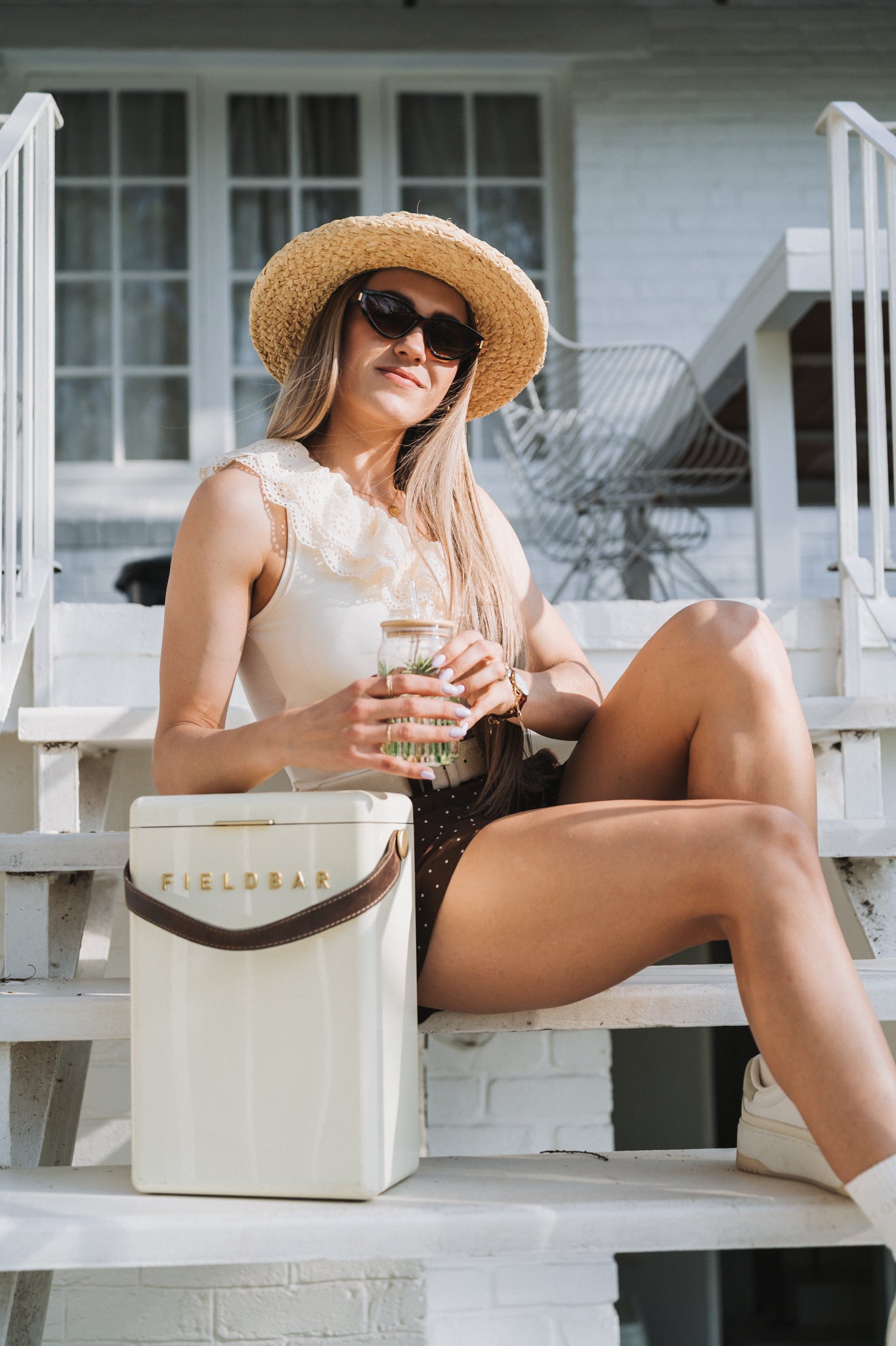 Creme One Shoulder Top