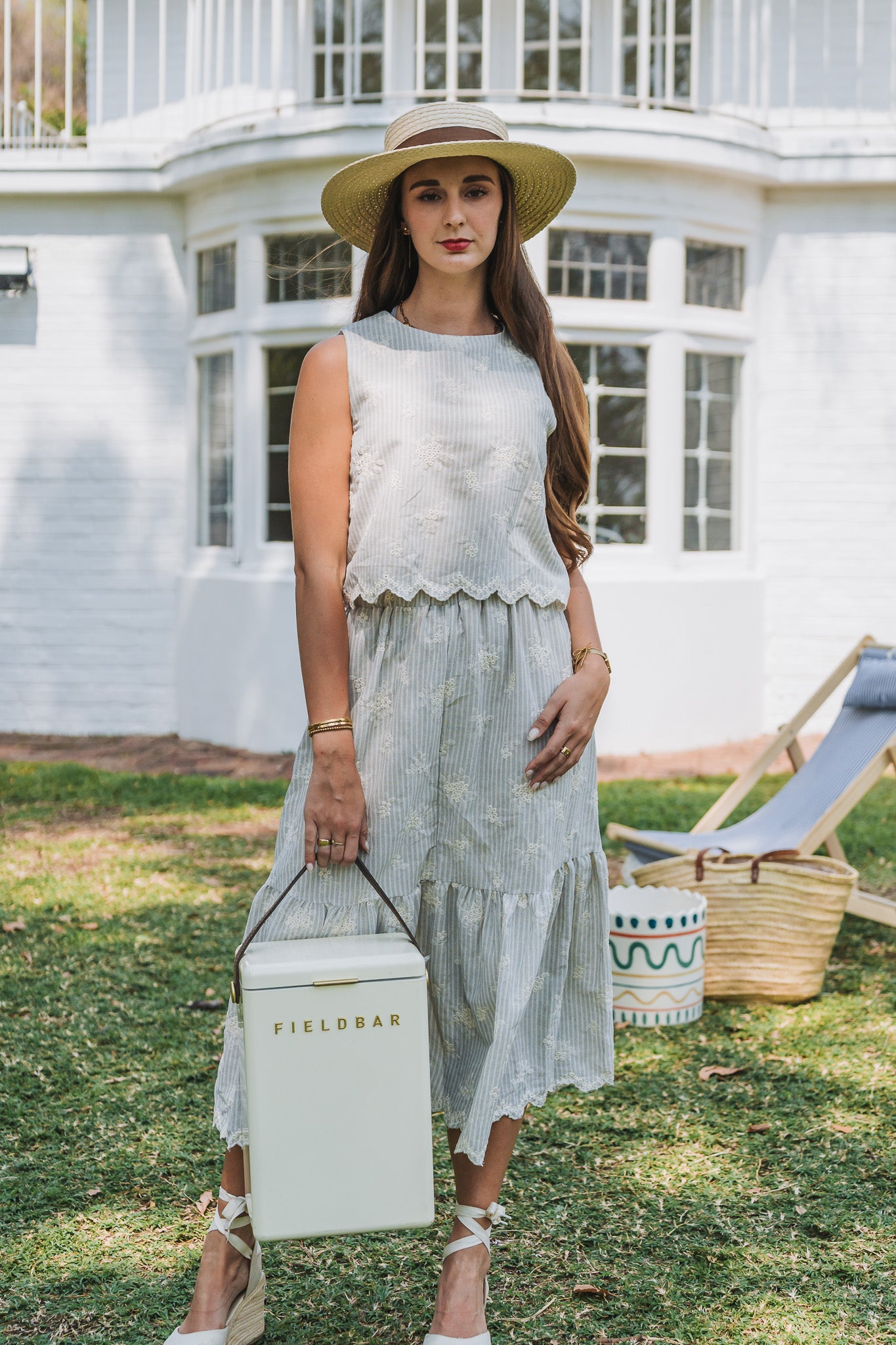 Lilly Set Skirt Grey
