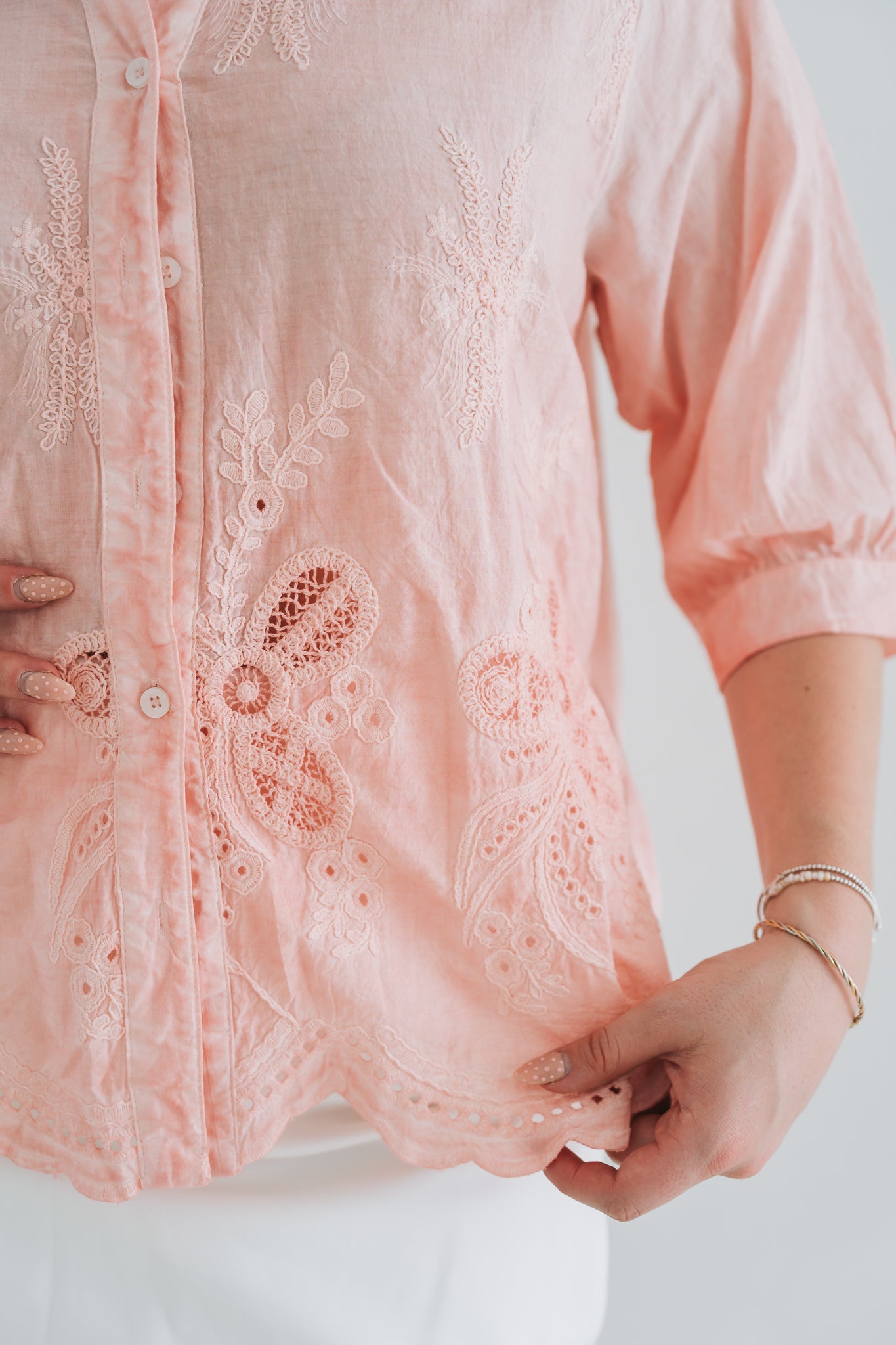 Sara Blouse Peach