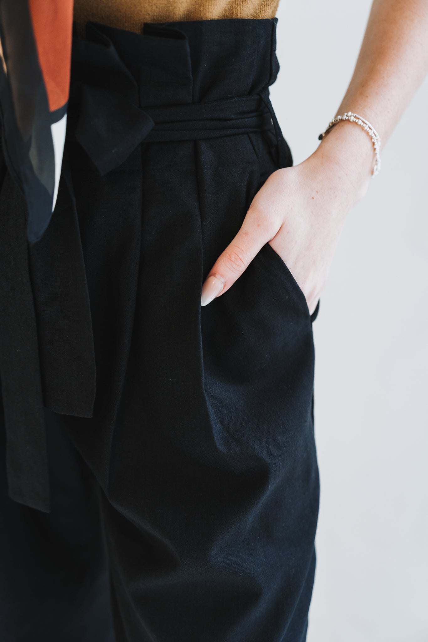 High Rise Trouser Black