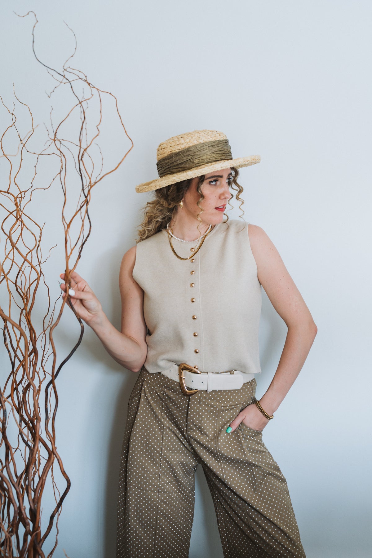 Classic Waistcoat Stone | One Size / Fits 30-34