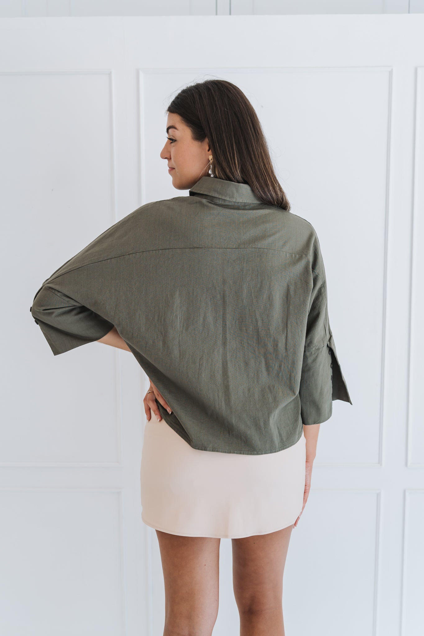 Mary Blouse Charcoal