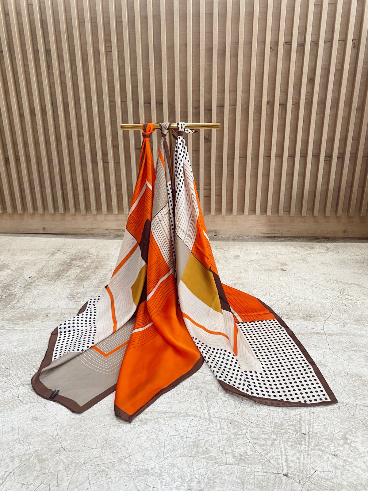 Silk Scarf Orange