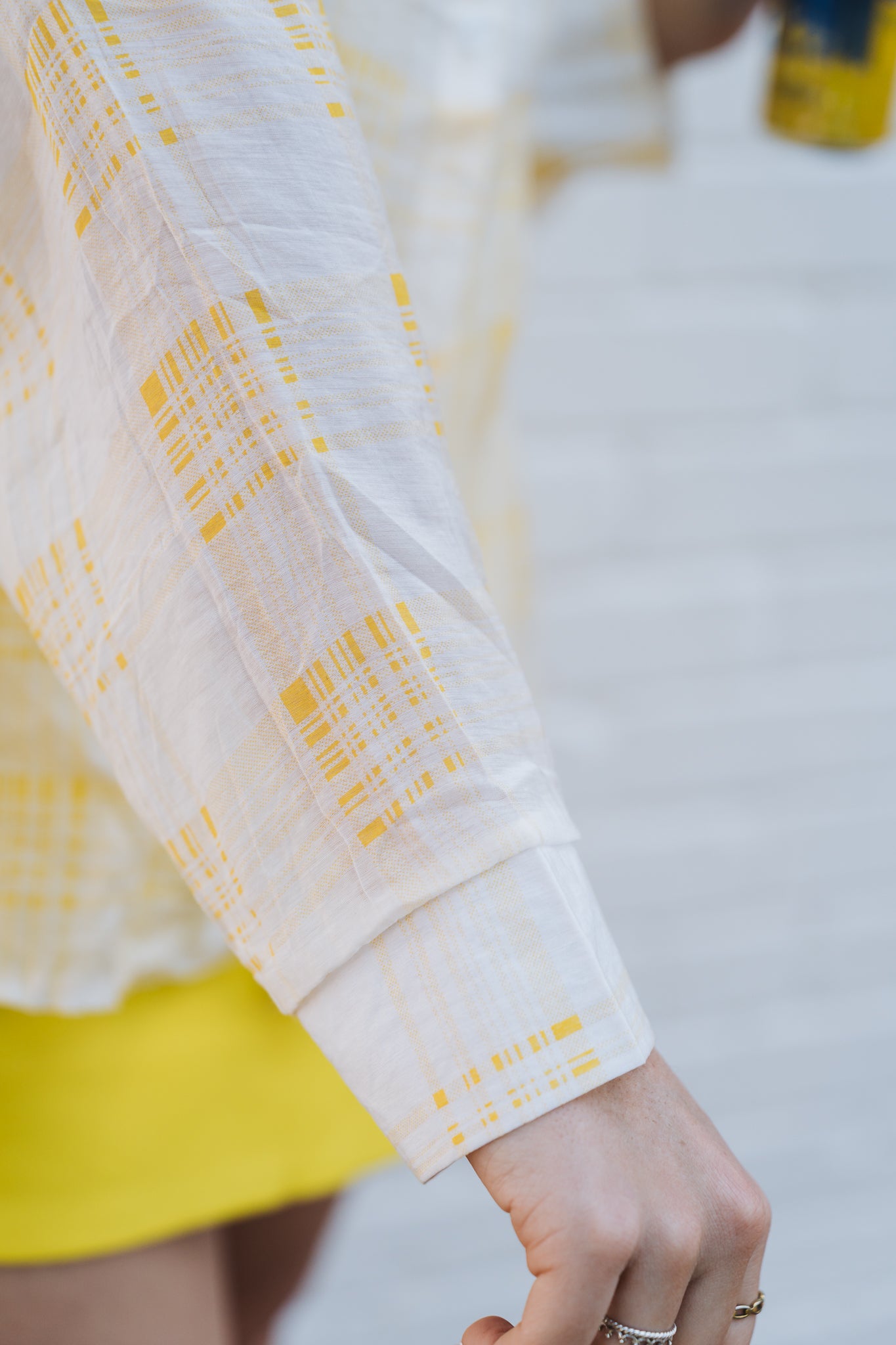 Soft Yellow Blouse