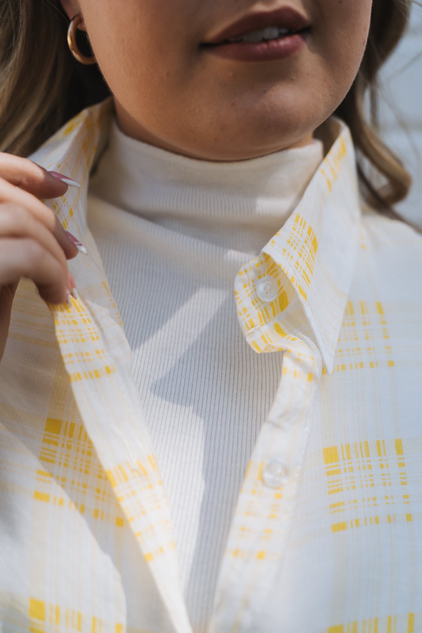 Soft Yellow Blouse