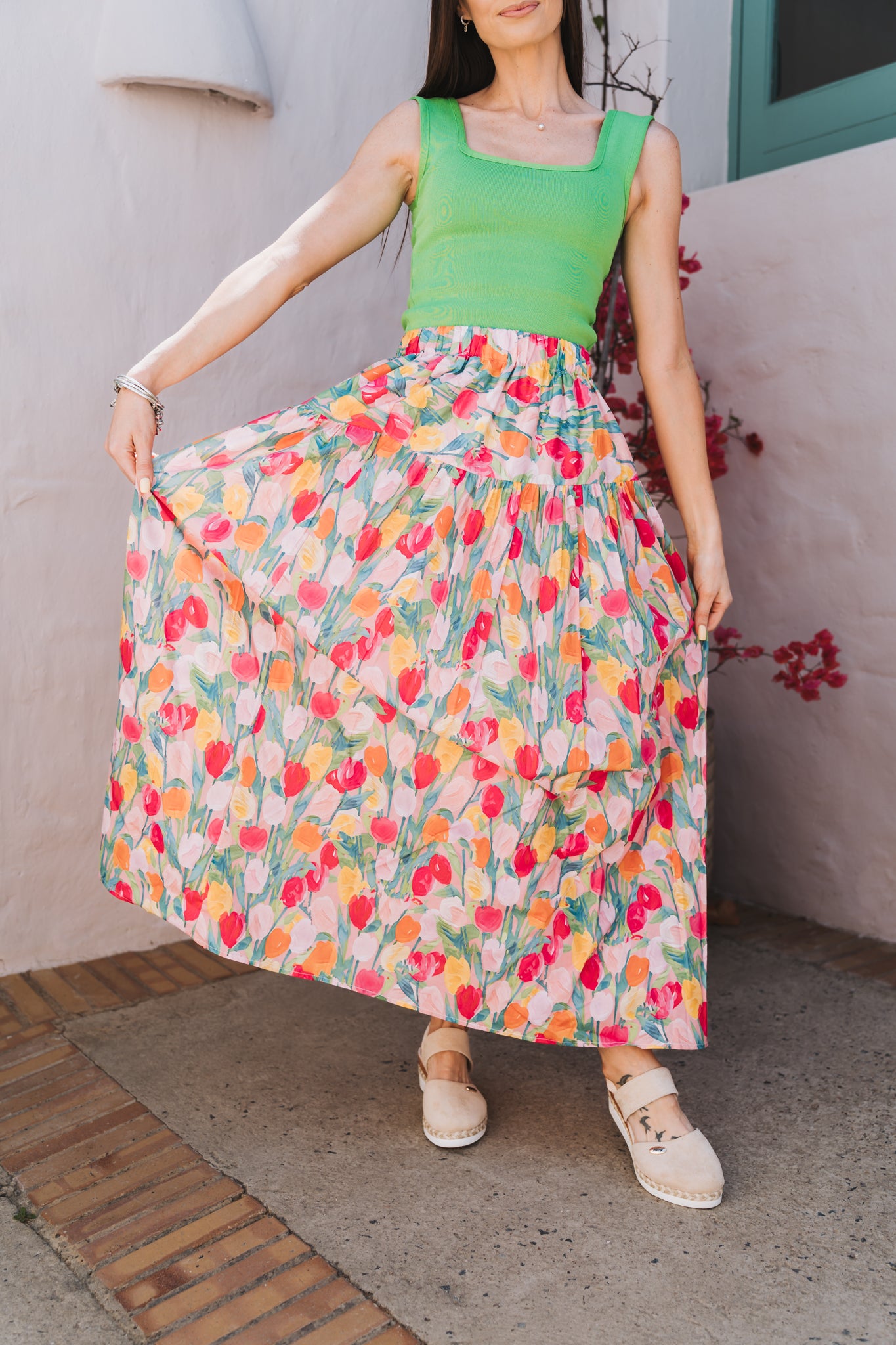 Tulip Skirt Pink